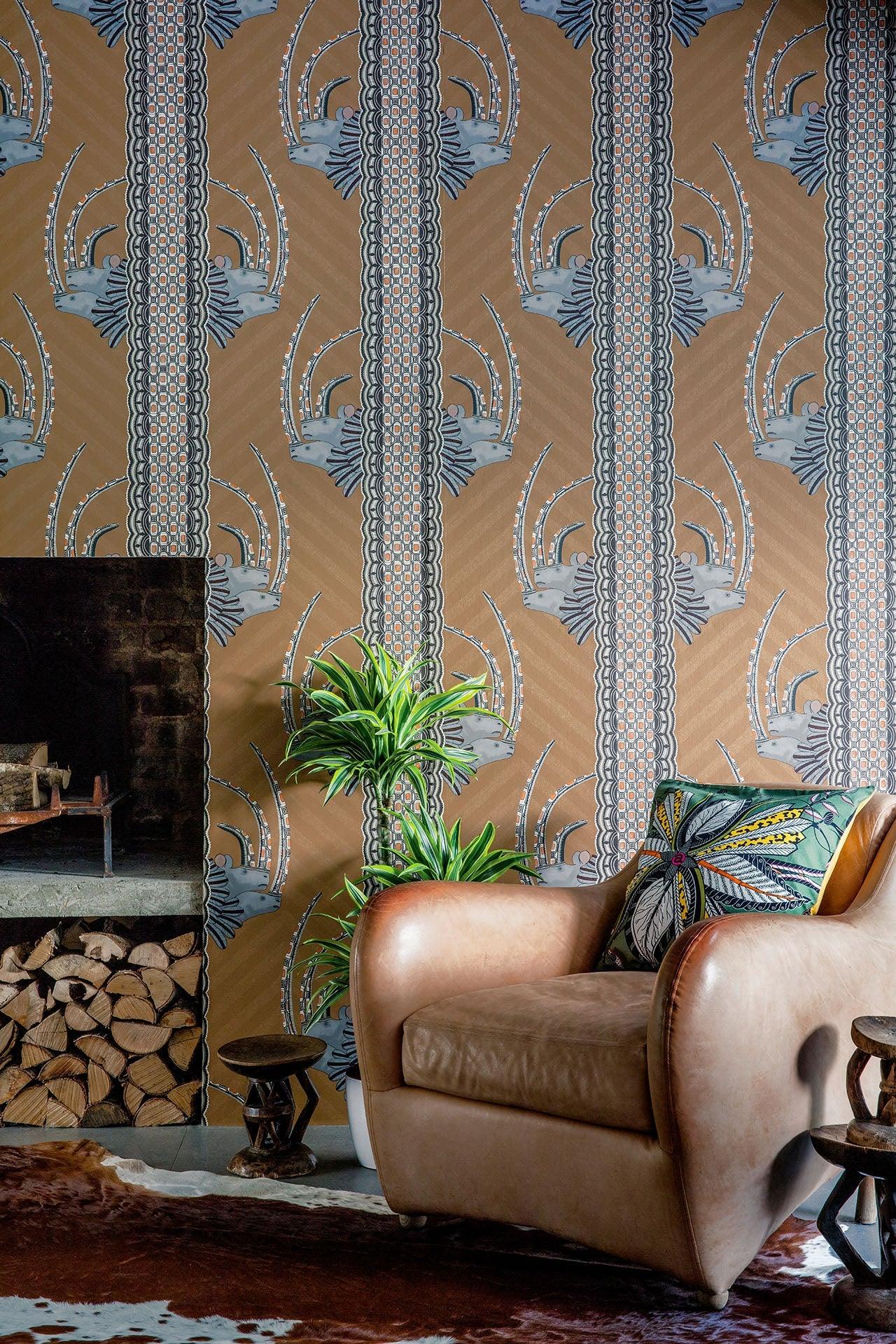 Tapeta THE ARDMORE COLLECTION - Jabu terakota Cole & Son Eye on Design