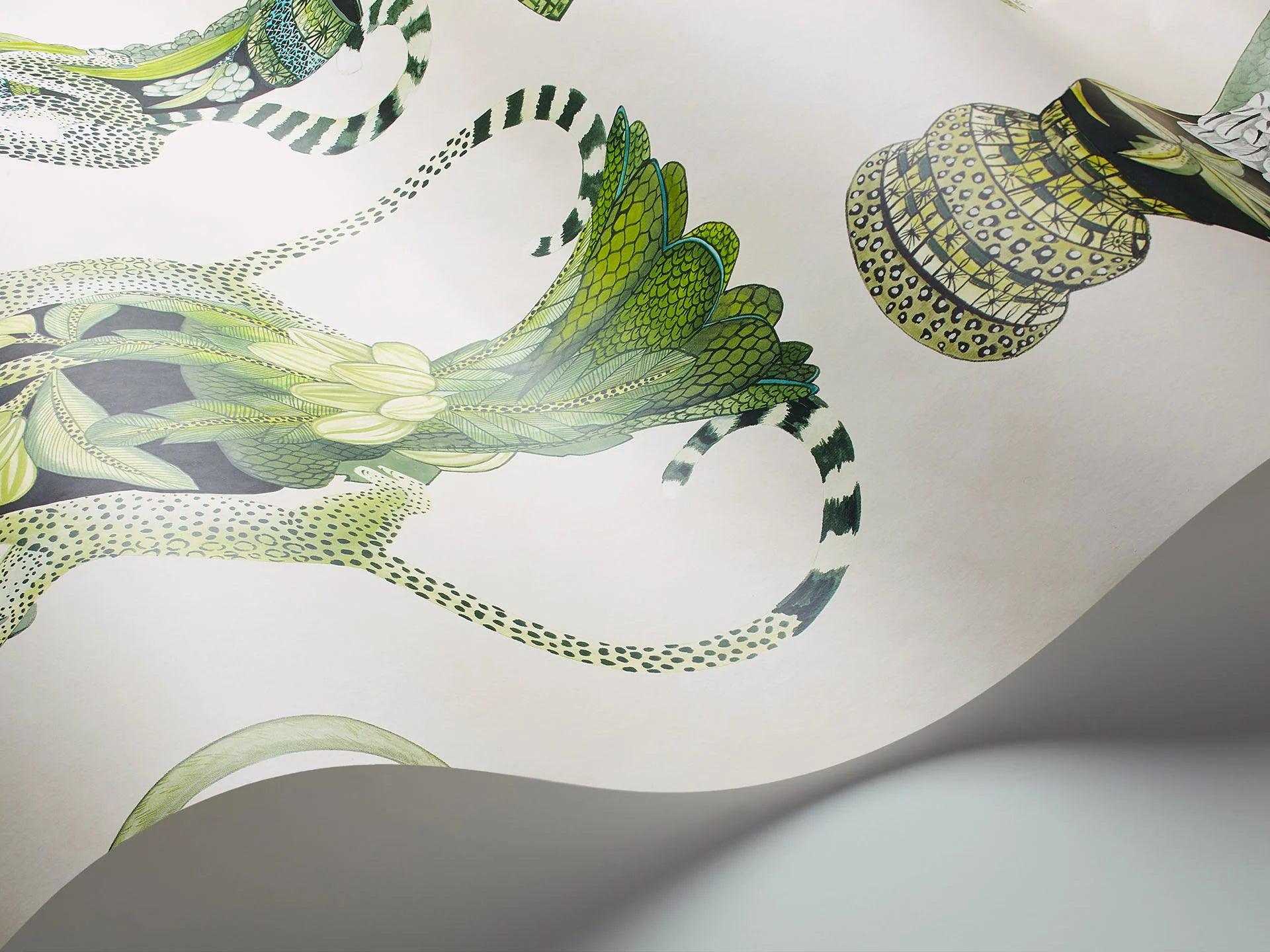 Tapeta THE ARDMORE COLLECTION - Khulu Vases zielony Cole & Son Eye on Design