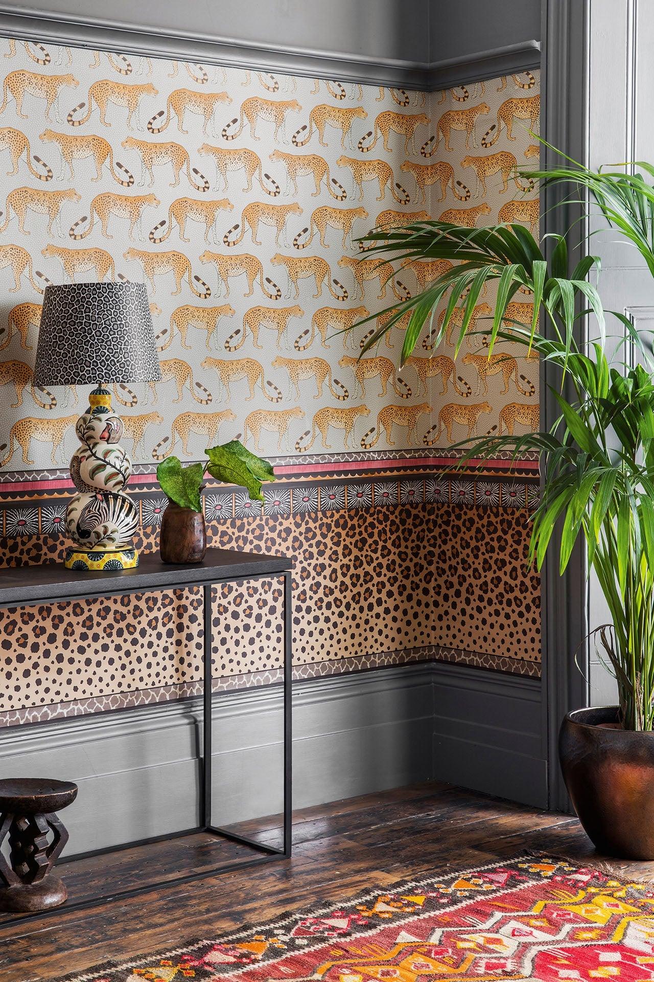 Tapeta THE ARDMORE COLLECTION - Leopard Walk beżowy Cole & Son Eye on Design