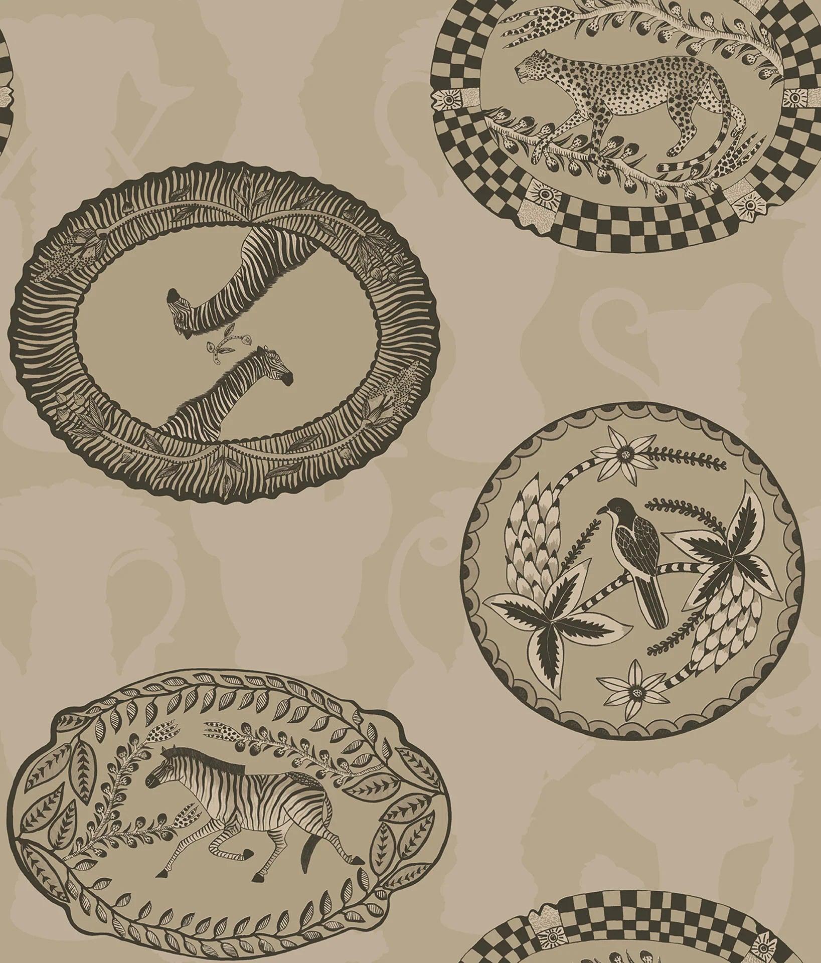 Tapeta THE ARDMORE COLLECTION - Matrinah beżowy Cole & Son Eye on Design