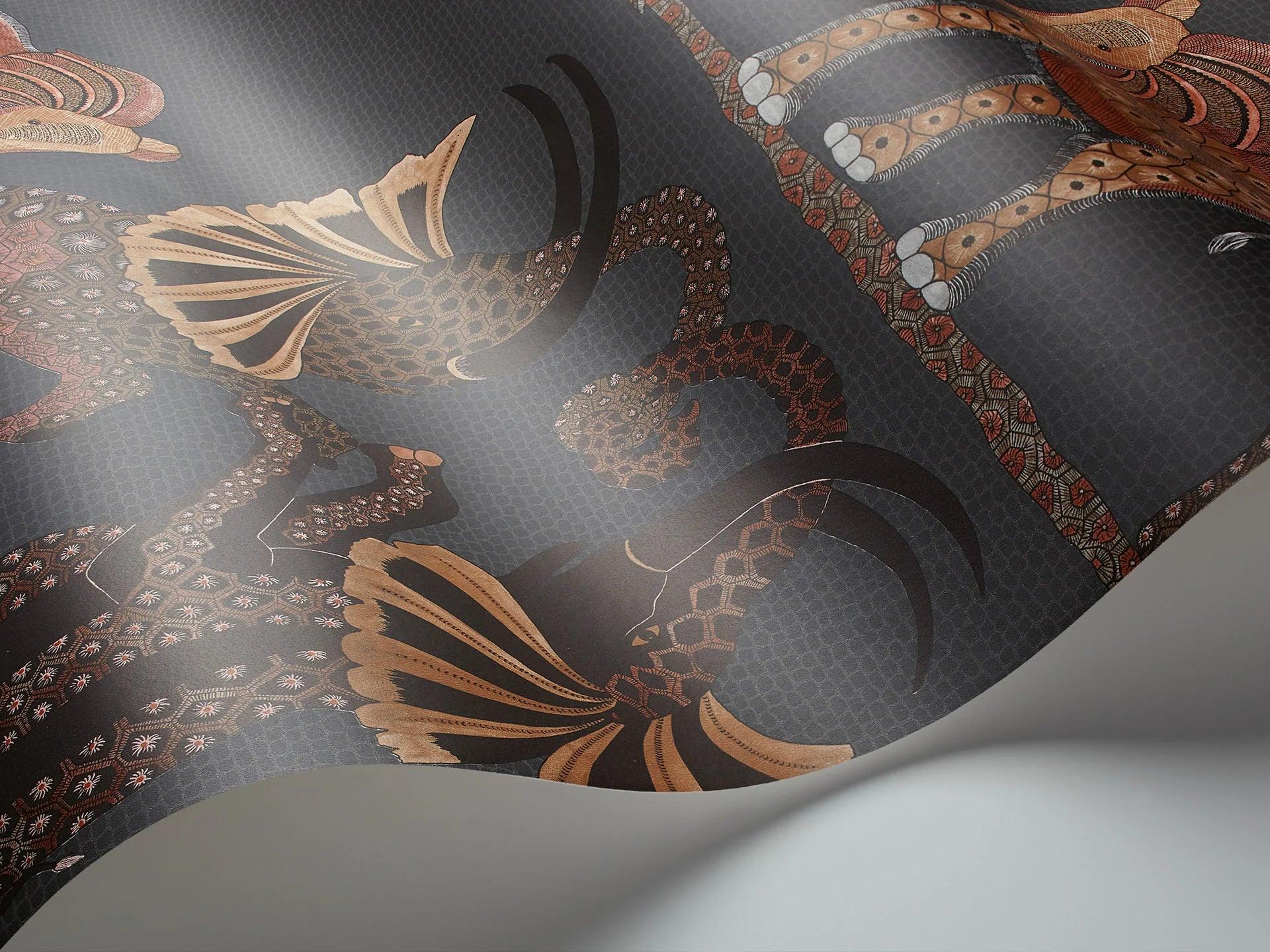 Tapeta THE ARDMORE COLLECTION - Safari Dance grafitowy Cole & Son Eye on Design