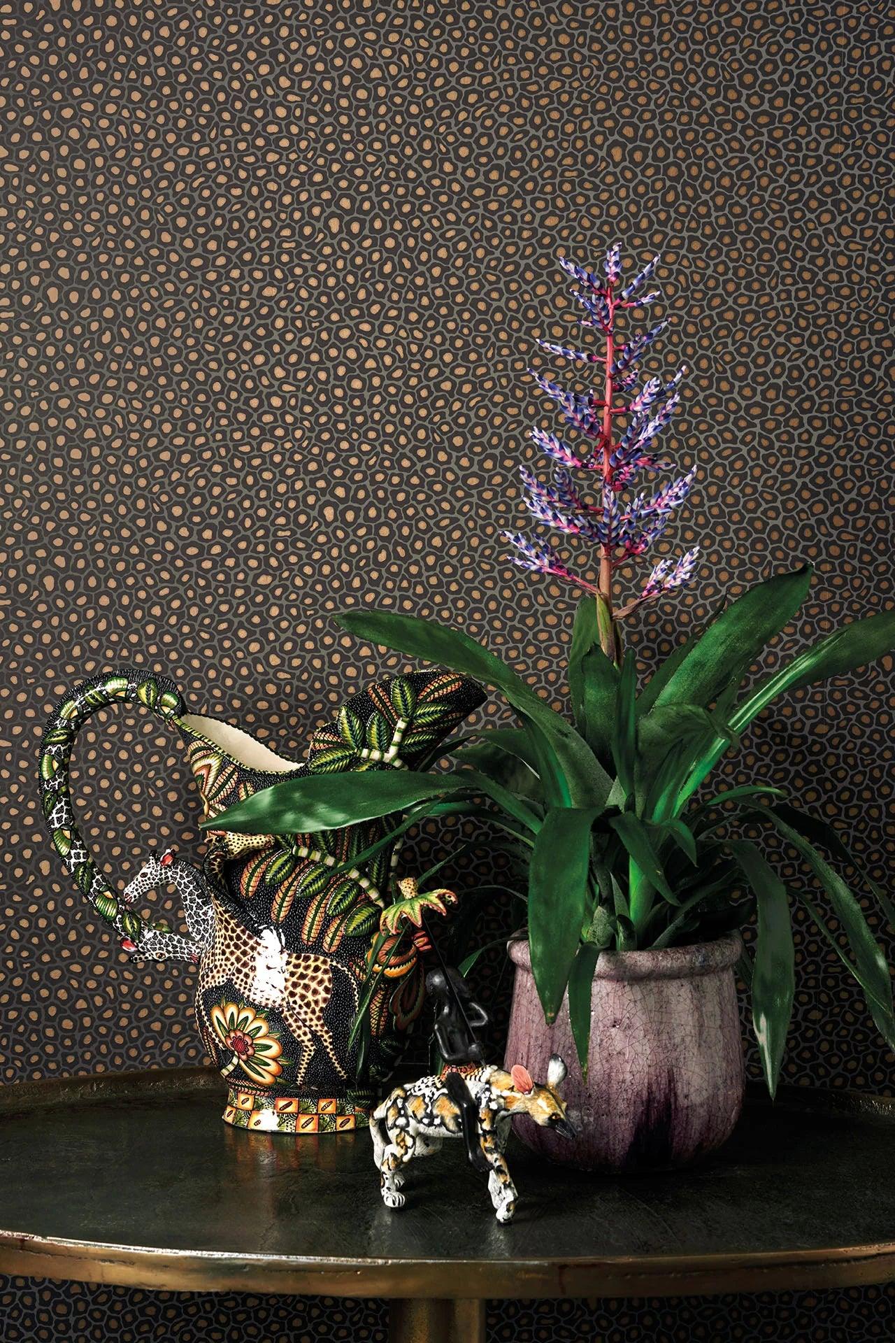 Tapeta THE ARDMORE COLLECTION - Senzo Spot ciemnoszary Cole & Son Eye on Design