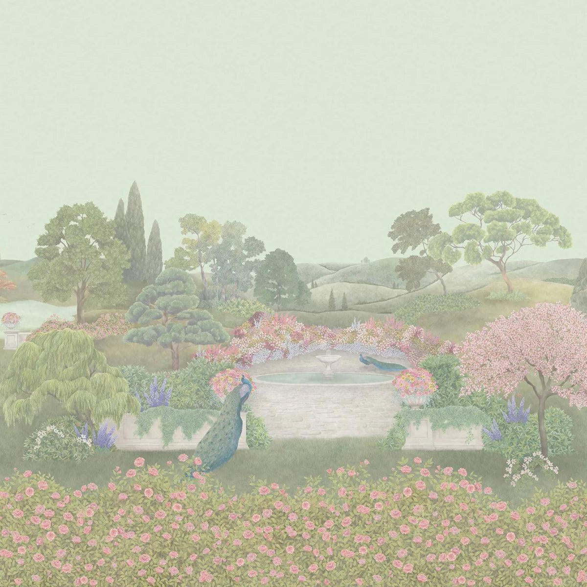 Tapeta THE GARDENS - Idyll wykończenie matowe zielony Cole & Son Eye on Design
