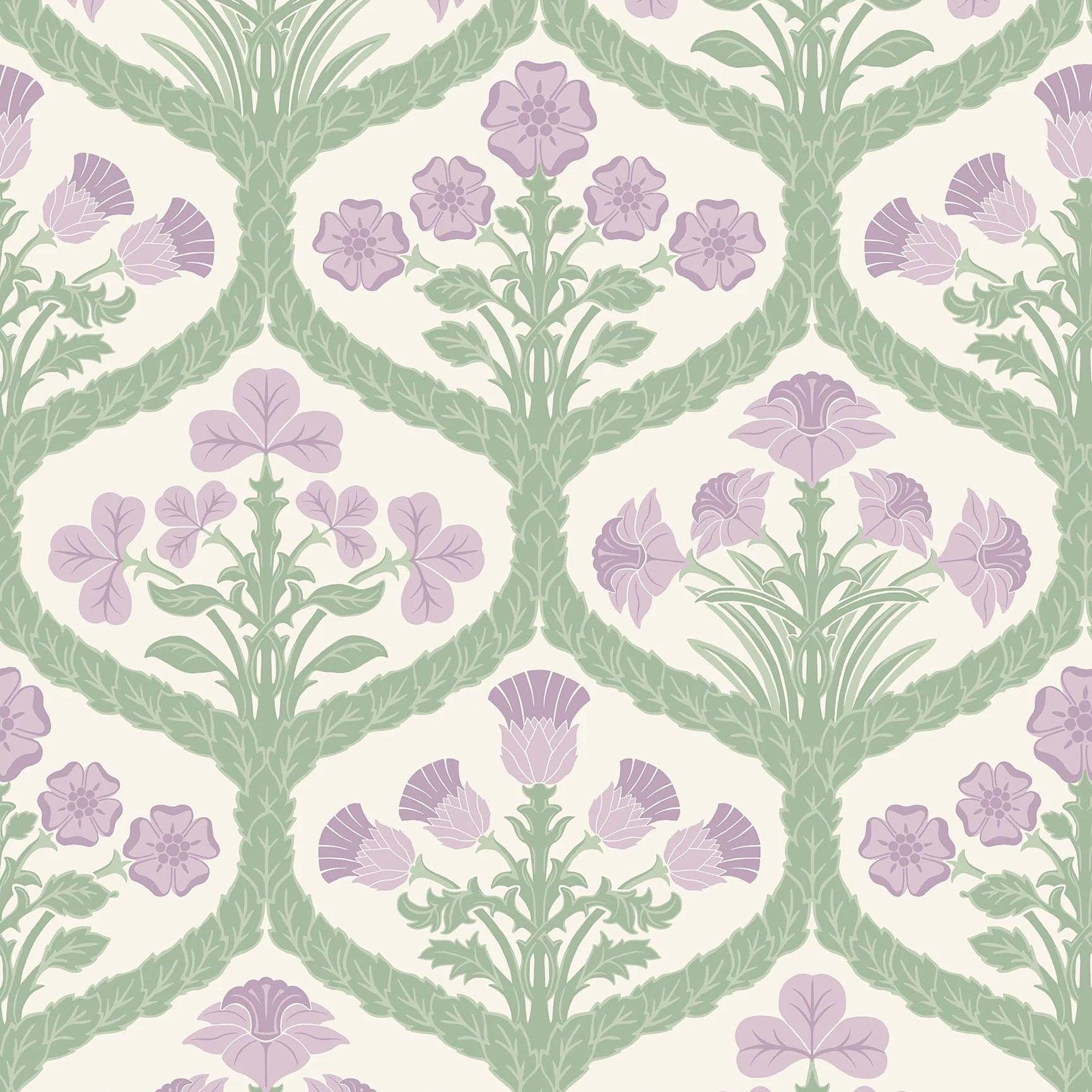 Tapeta THE PEARWOOD COLLECTION - Floral Kingdom biały Cole & Son Eye on Design