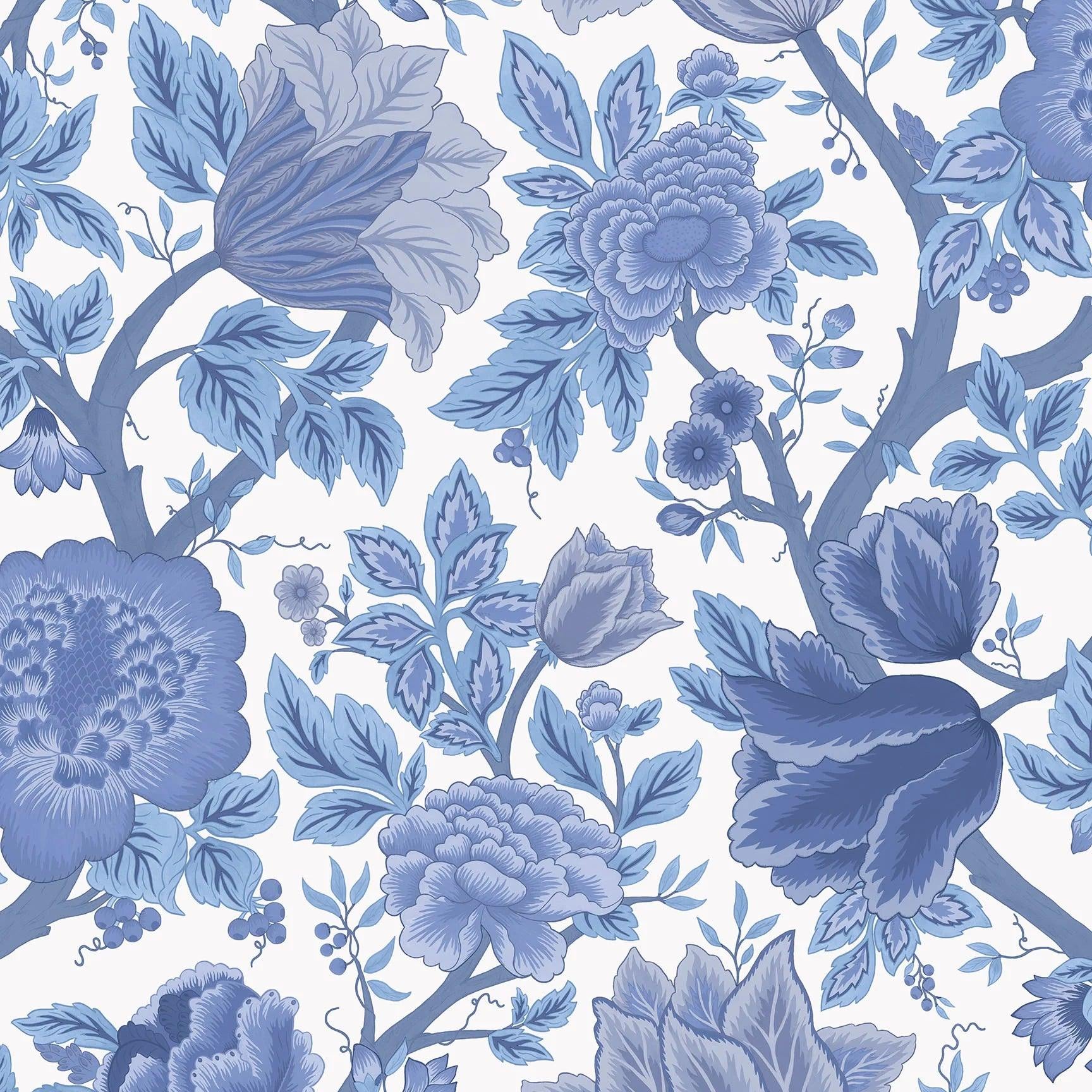 Tapeta THE PEARWOOD COLLECTION - Midsummer Bloom niebieski Cole & Son Eye on Design