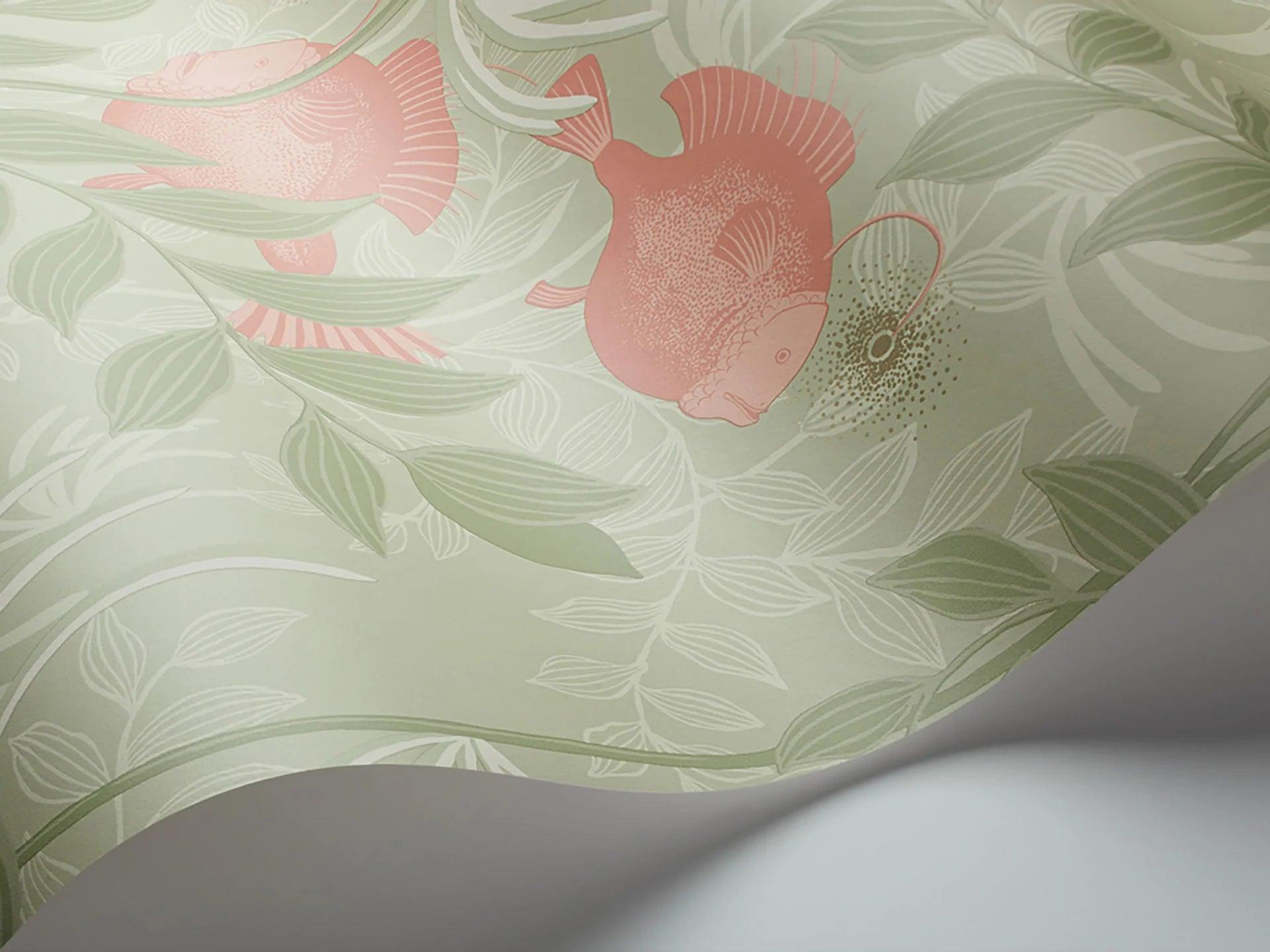 Tapeta WHIMSICAL - Nautilus zielony Cole & Son Eye on Design