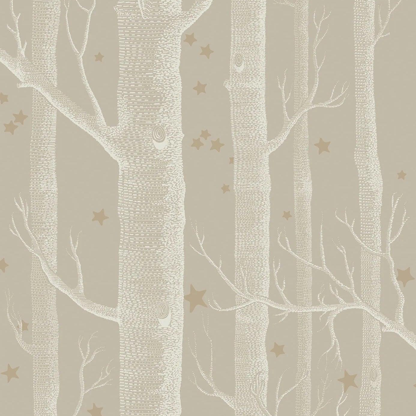 Tapeta WHIMSICAL - Woods & Stars brązowy Cole & Son Eye on Design