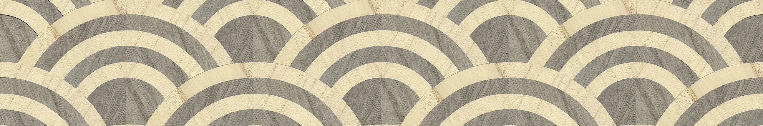 Tapeta z forniru drewnianego LUCKY O'S - BRICH & SILVER – Arte