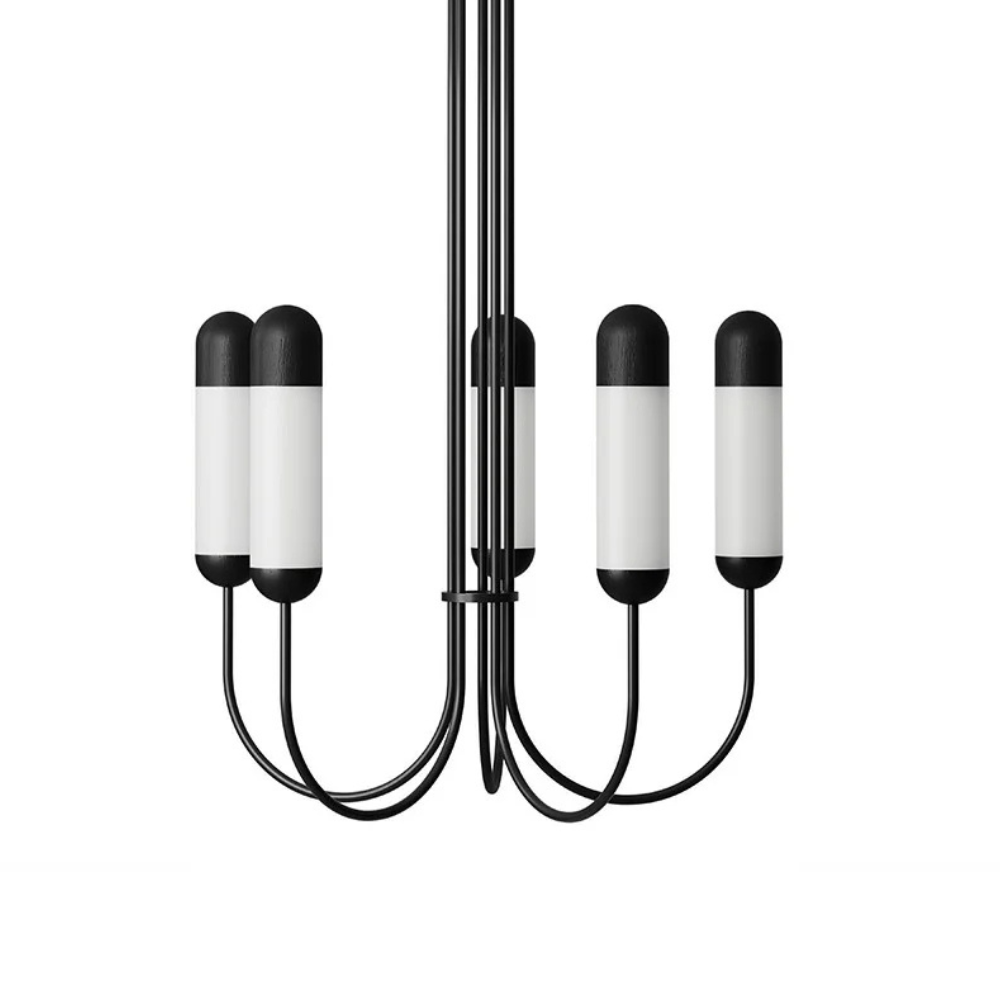 FUNSUI Kronleuchter schwarz