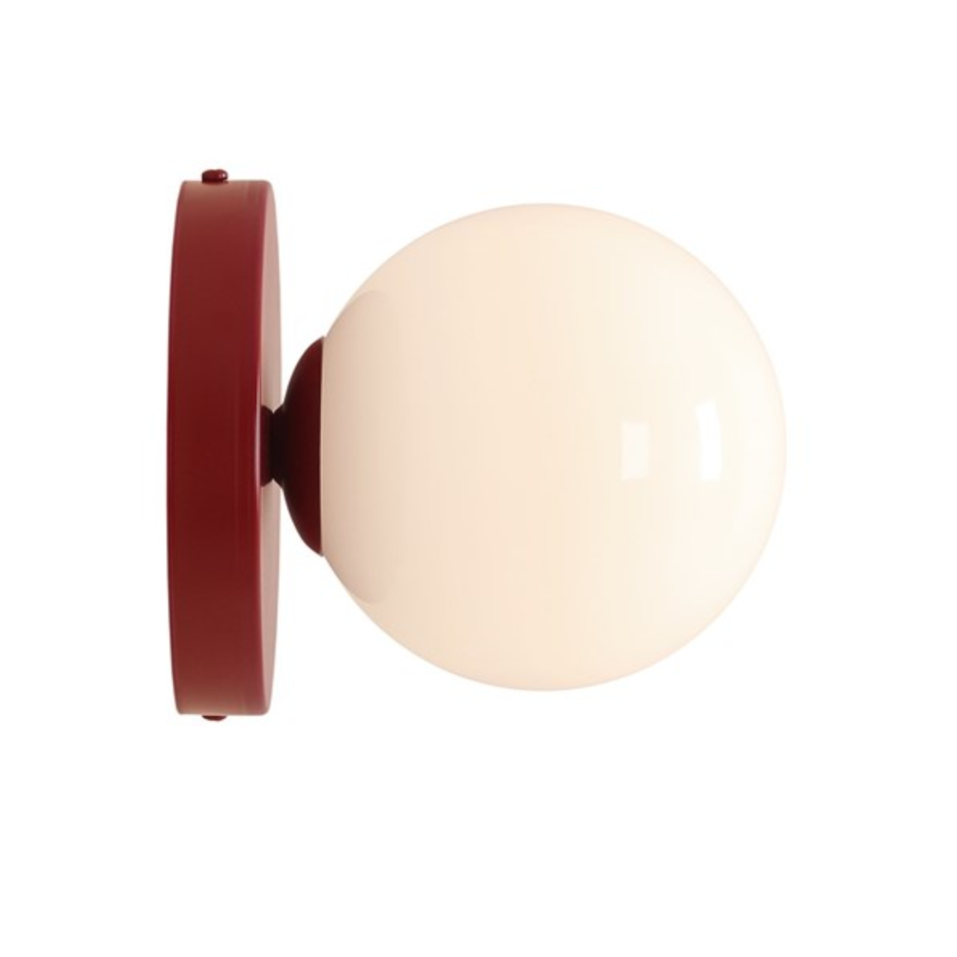 BALL DUO rote Wandleuchte