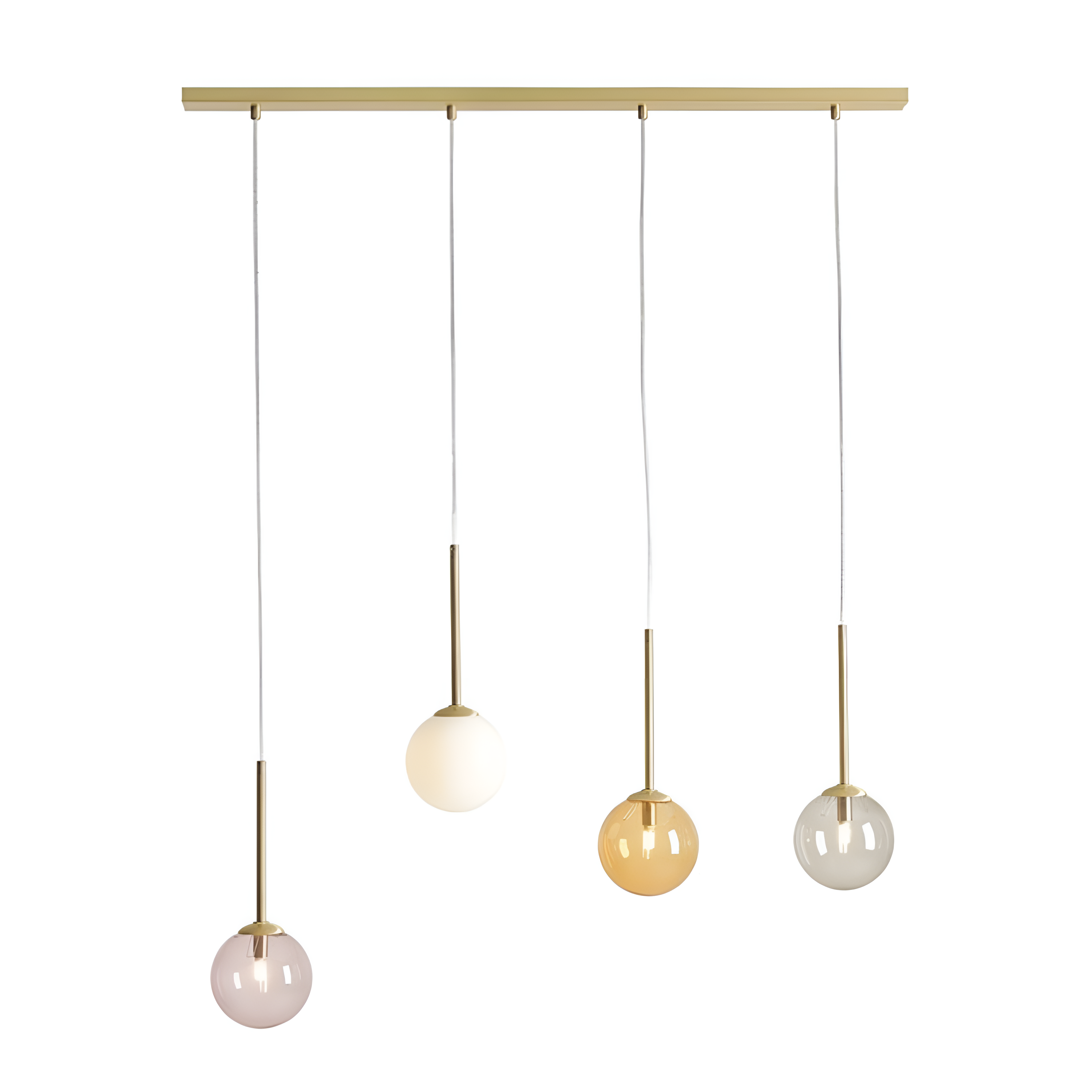 Colorful barefoot quatro lamp colorful