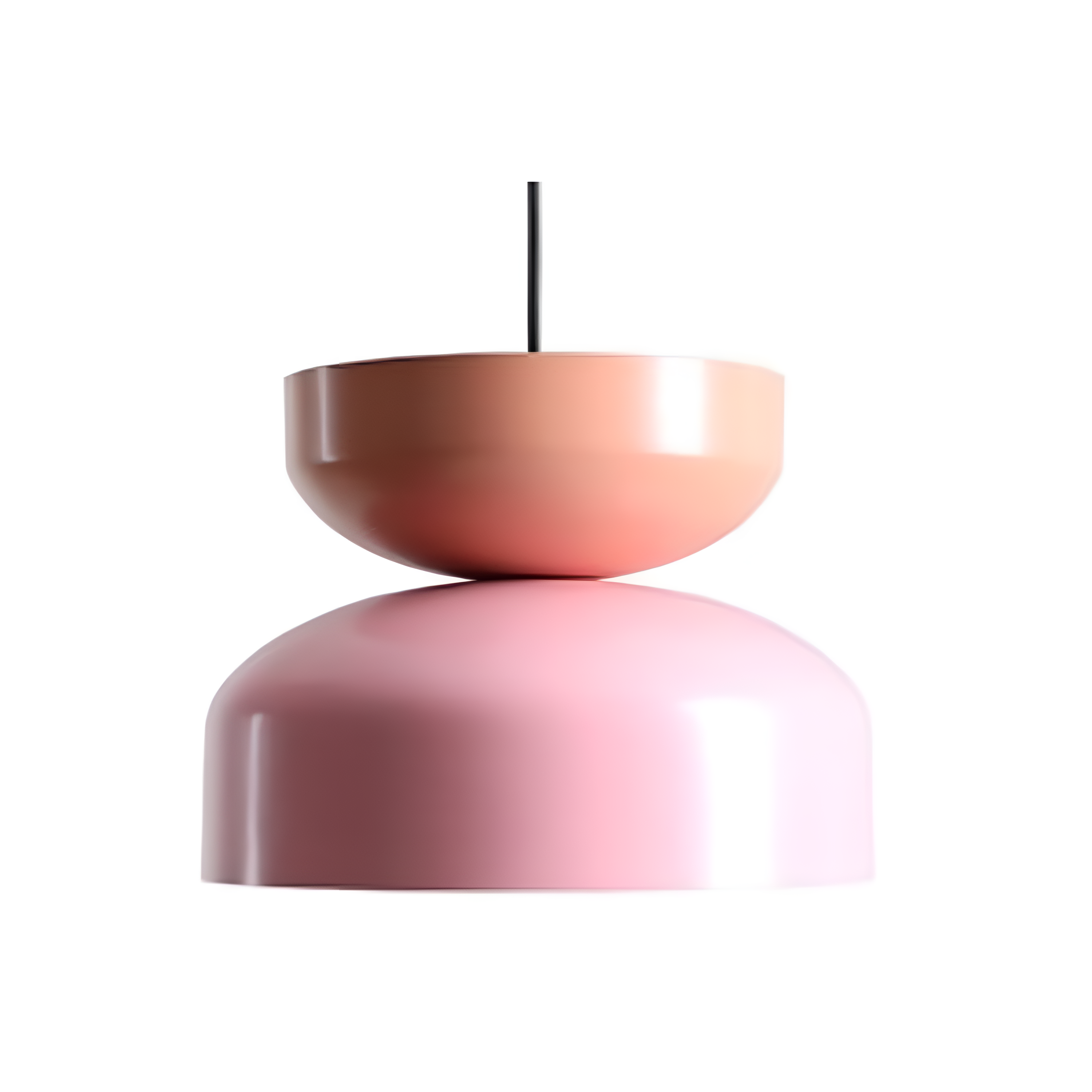 Hanging lamp coral tula with pink