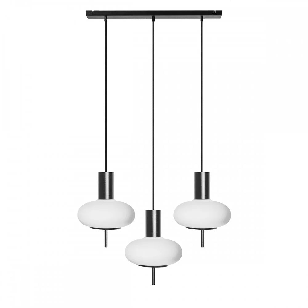 Lampa wisząca TORNI 3L czarny – Ummo