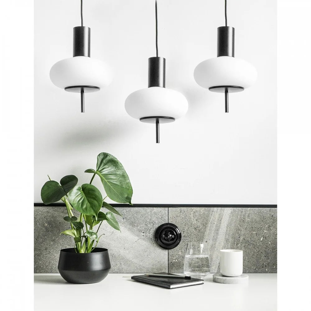 Lampa wisząca TORNI 3L czarny – Ummo