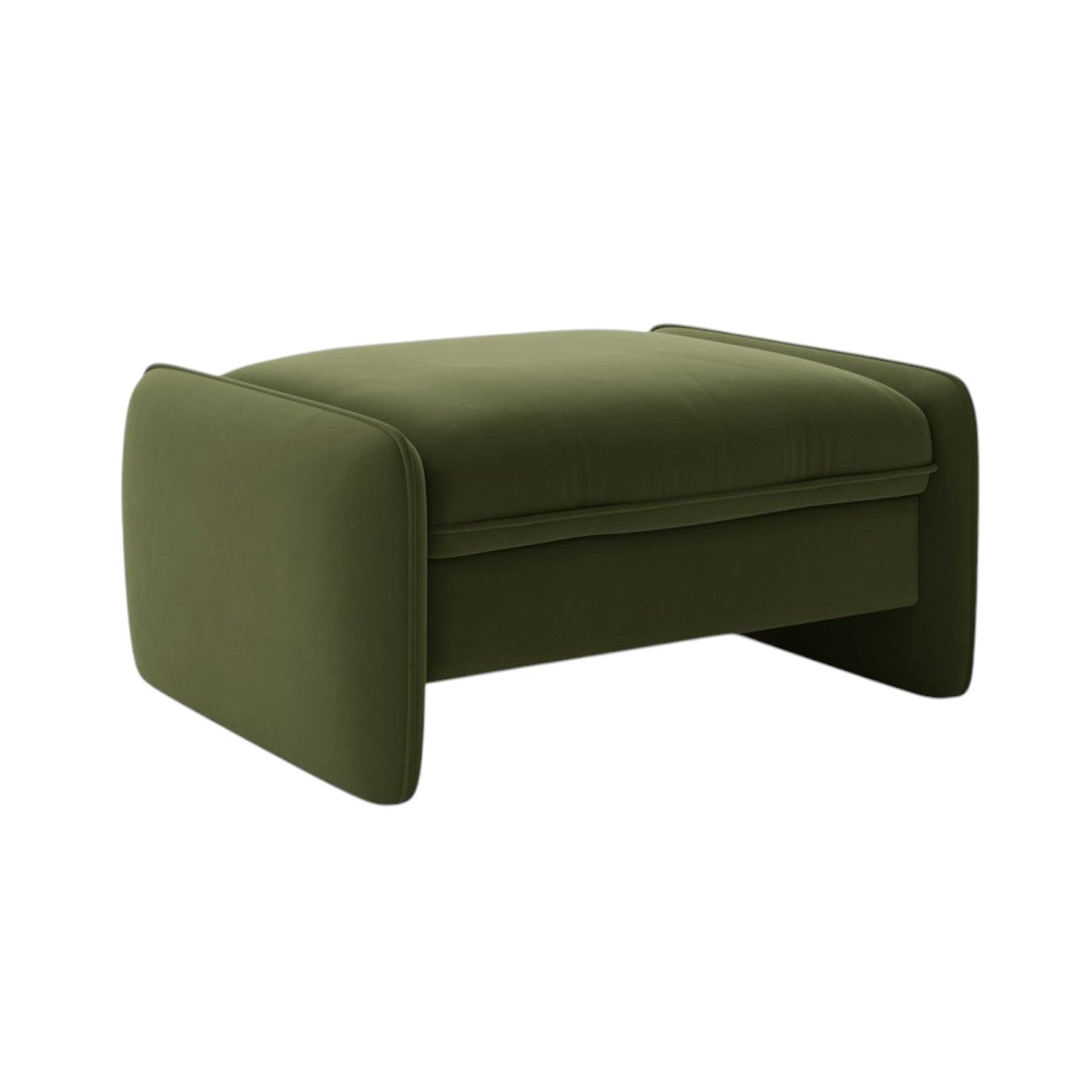 Samt Pouf GEORGIA grün