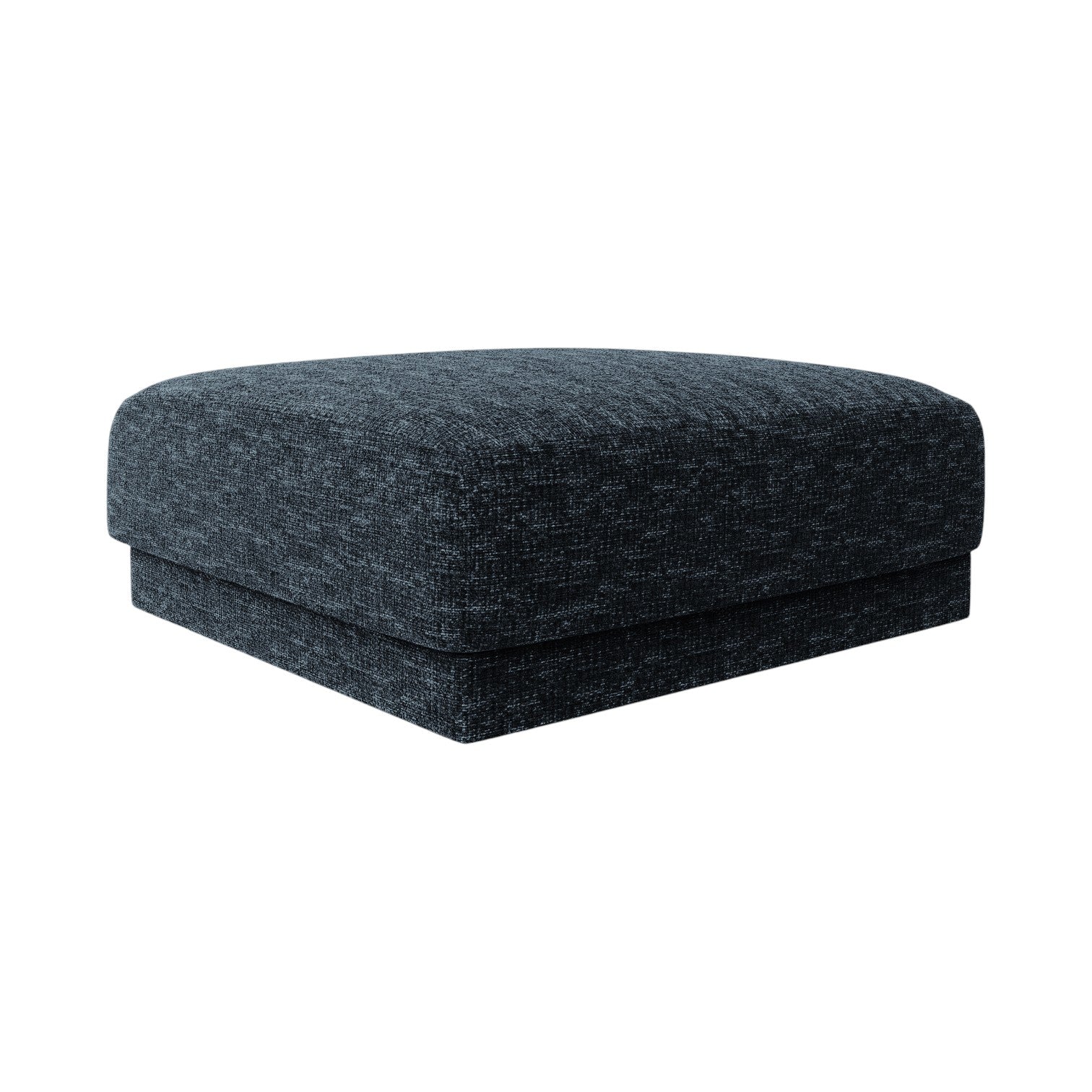 MILEY Pouf in Garnet Silky Chenille
