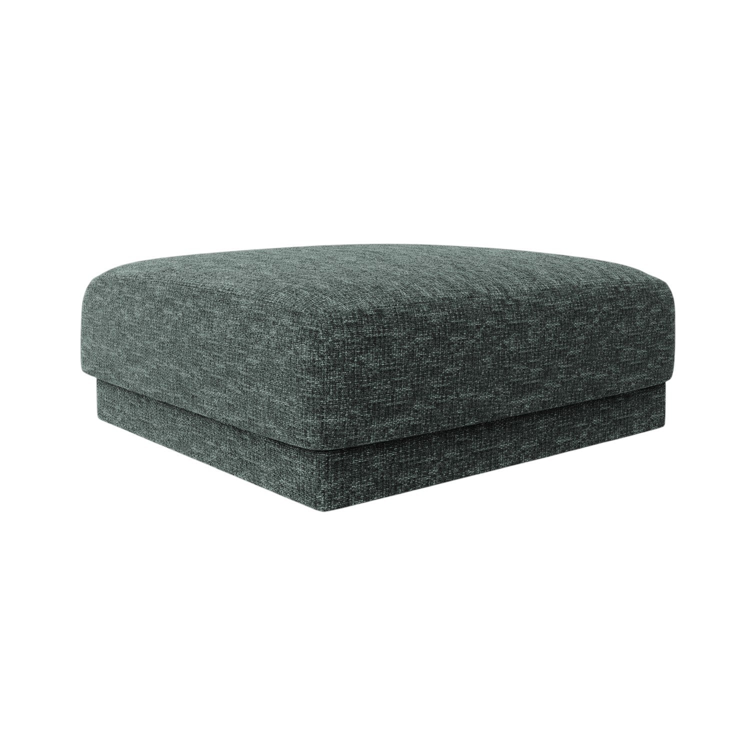 MILEY petrol pouf silky chenille