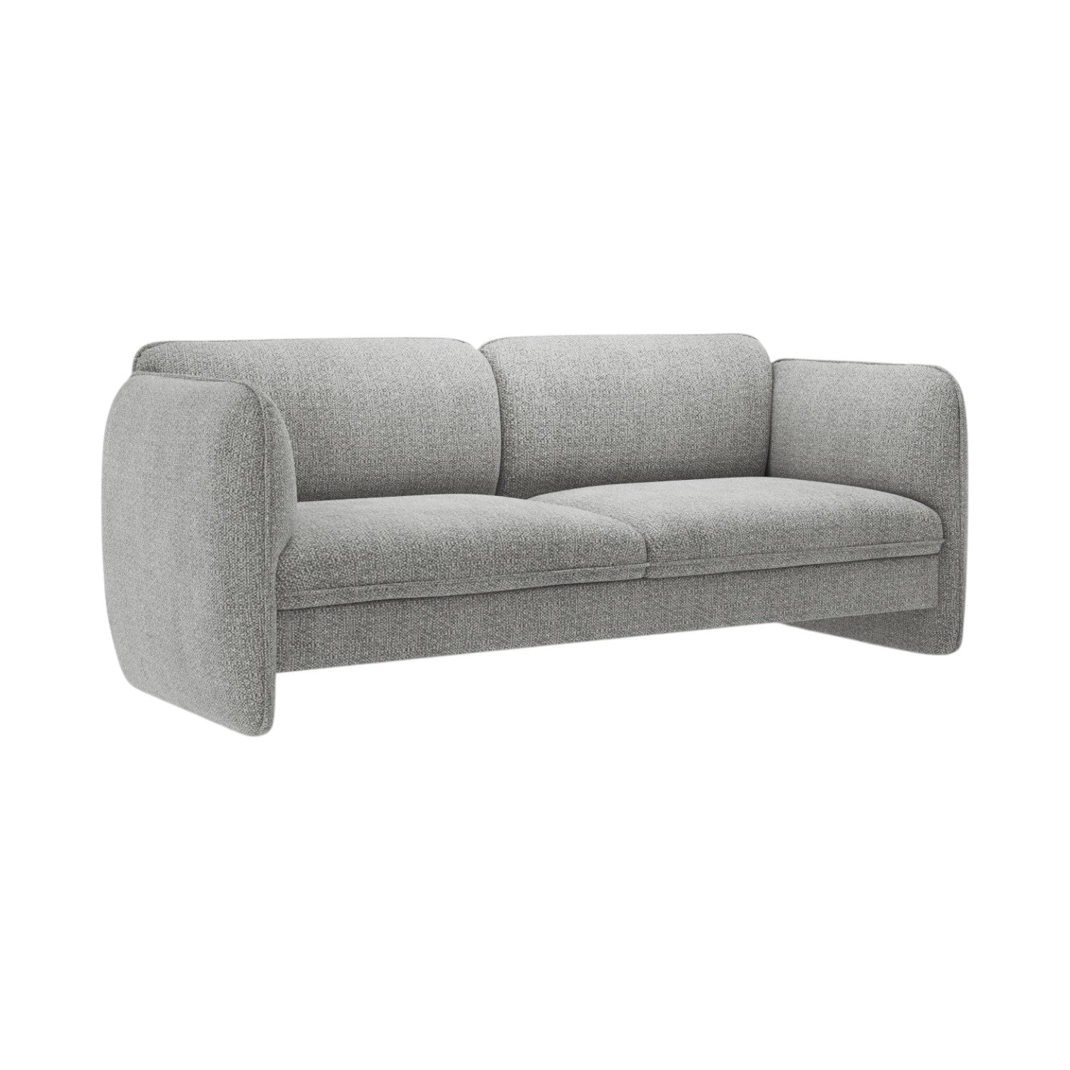 3-seater Sofa GEORGIA gray chenille