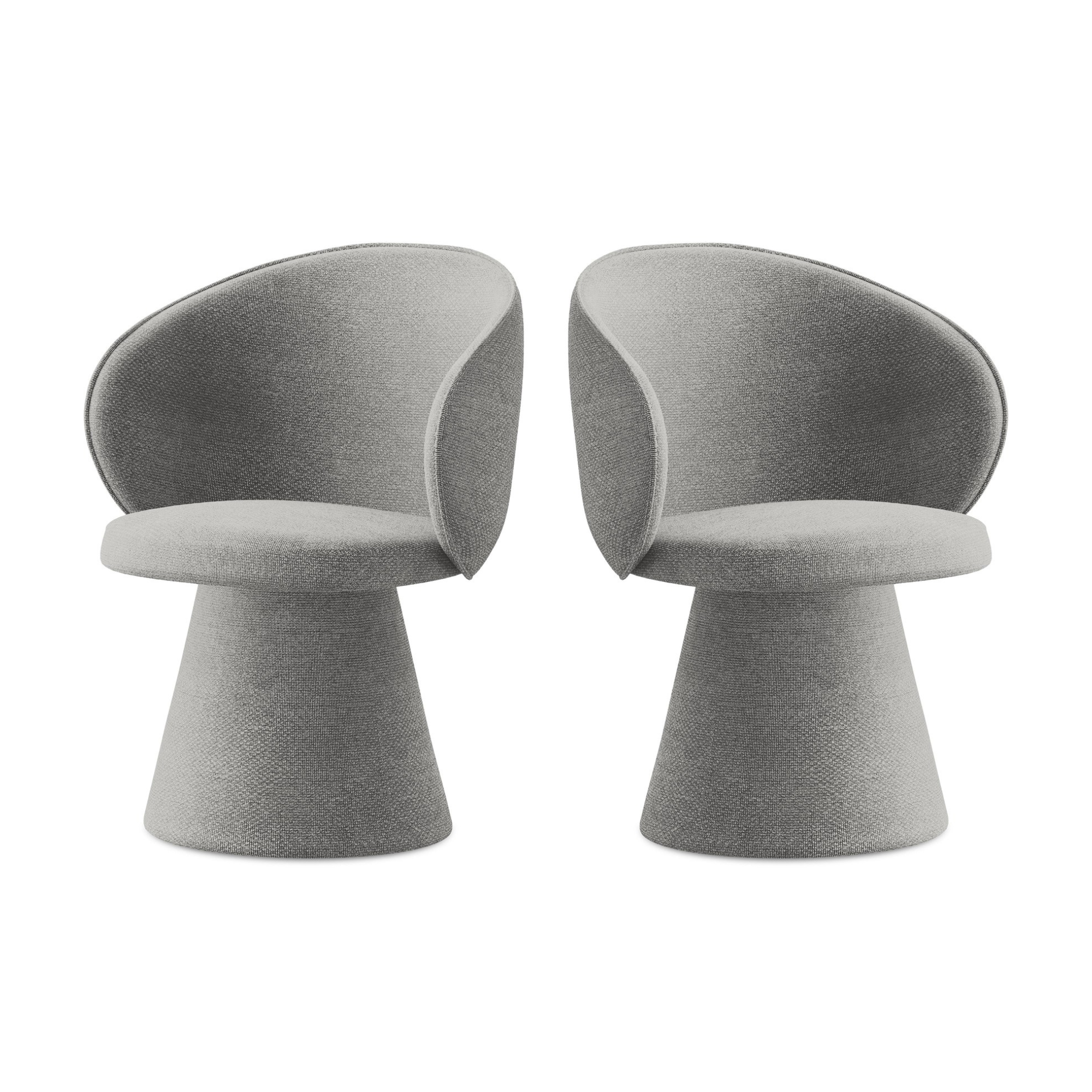 Stuhl UALA hellgrau Boucle