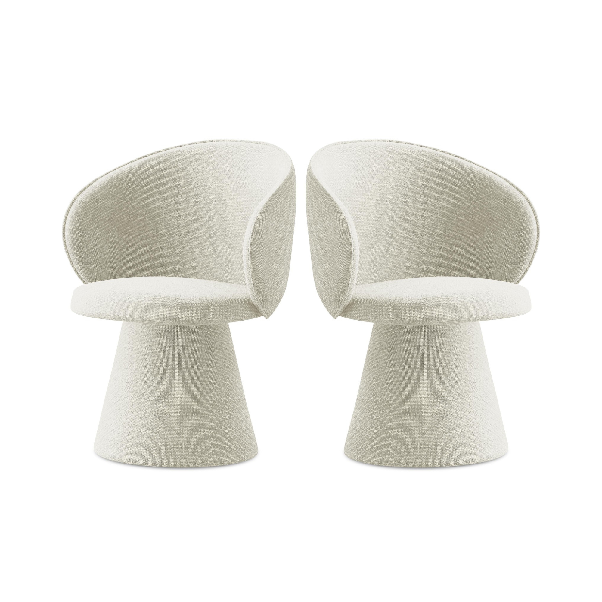 Stuhl UALA sandfarbener Boucle