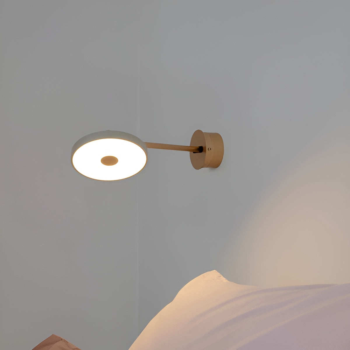 Asteria Wandlampe hellgrau