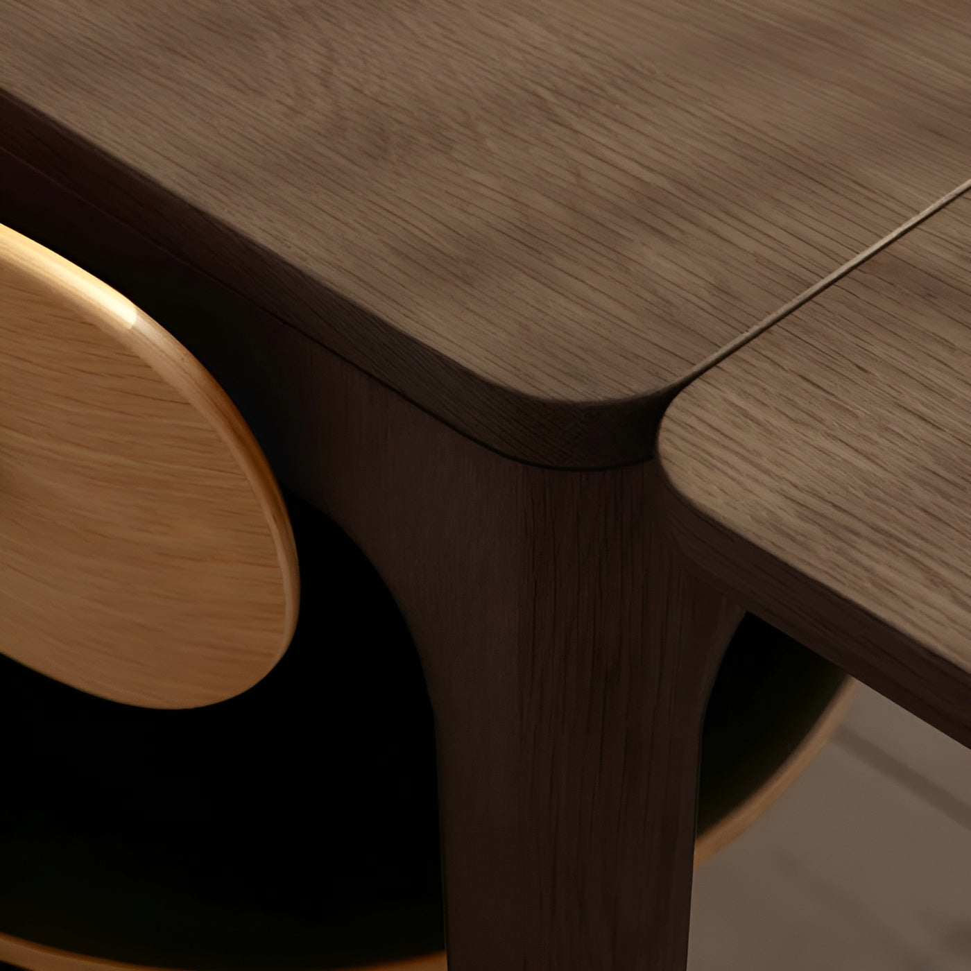 HEART'N'SOUL extendable table walnut