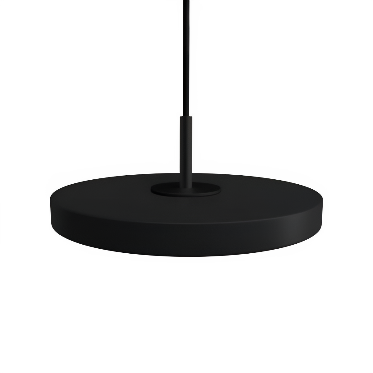 ASTERIA MICRO black pendant lamp with black insert