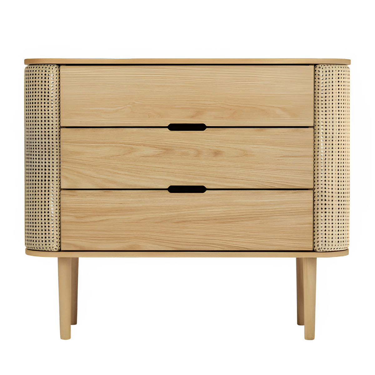 Schrank TREASURES venezianisches Schilfrohr mit Eichenbasis