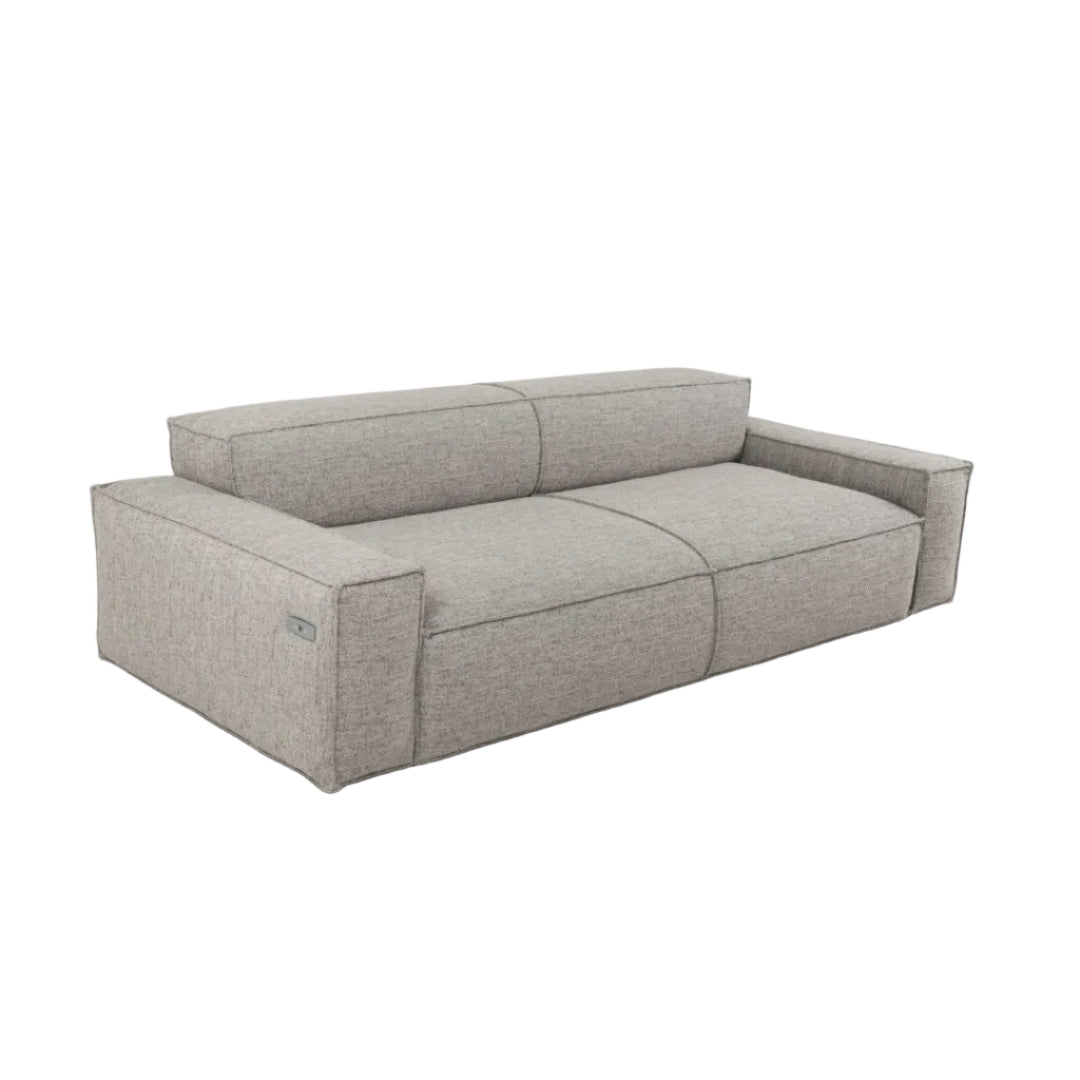 Sofa mit elektrischem Ausziehmechanismus UMO X gepolstert
