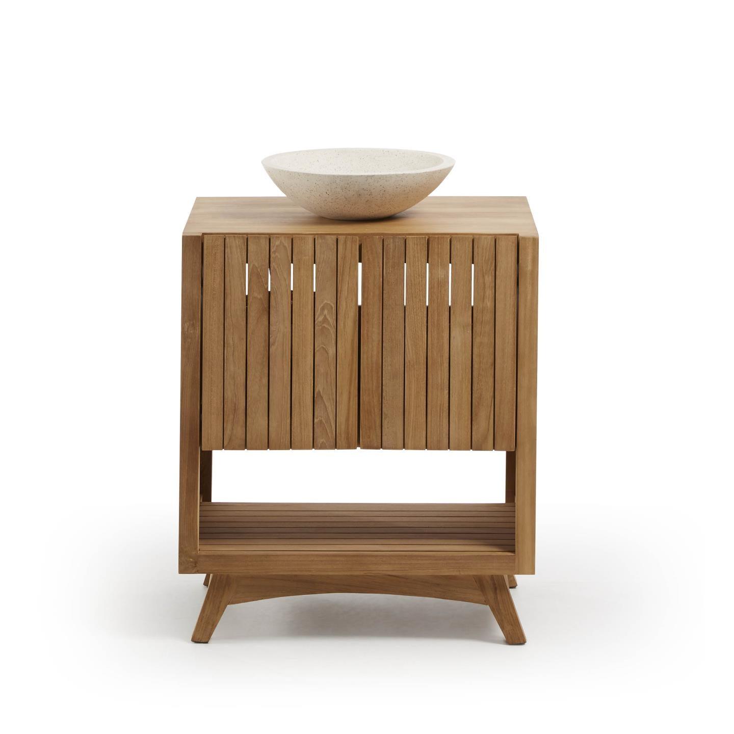 Umywalka nablatowa DELINA białe lastryko La Forma Eye on Design