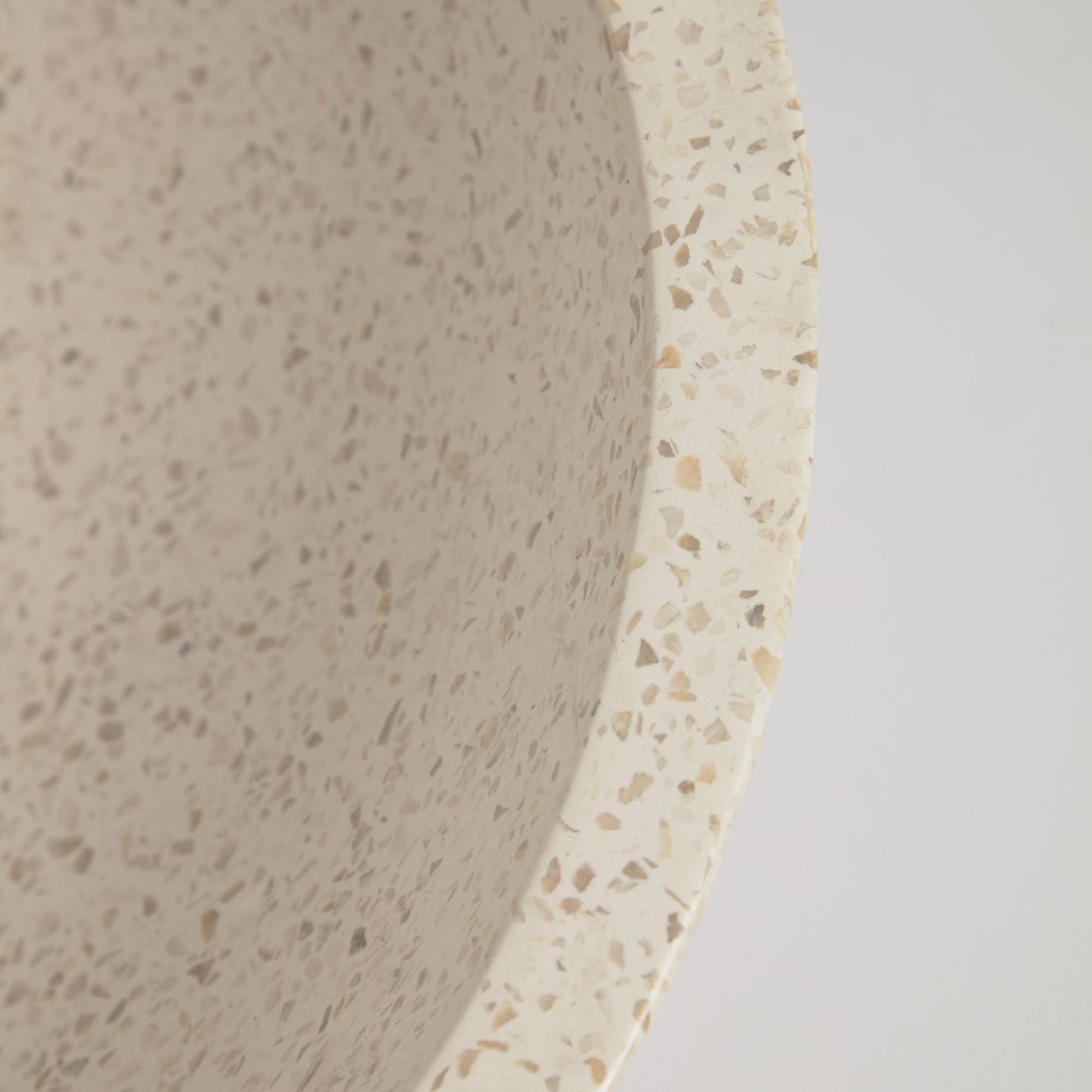 Umywalka nablatowa DELINA białe lastryko La Forma Eye on Design