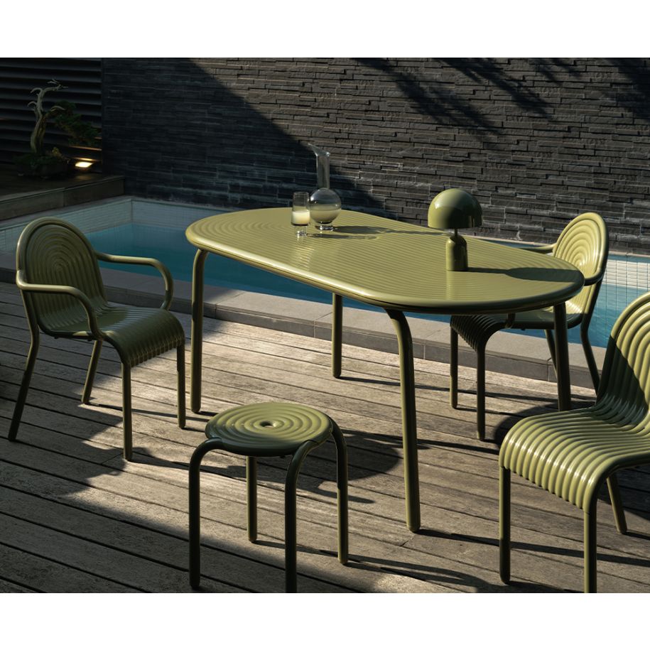 GROOVE Outdoor Chair Green