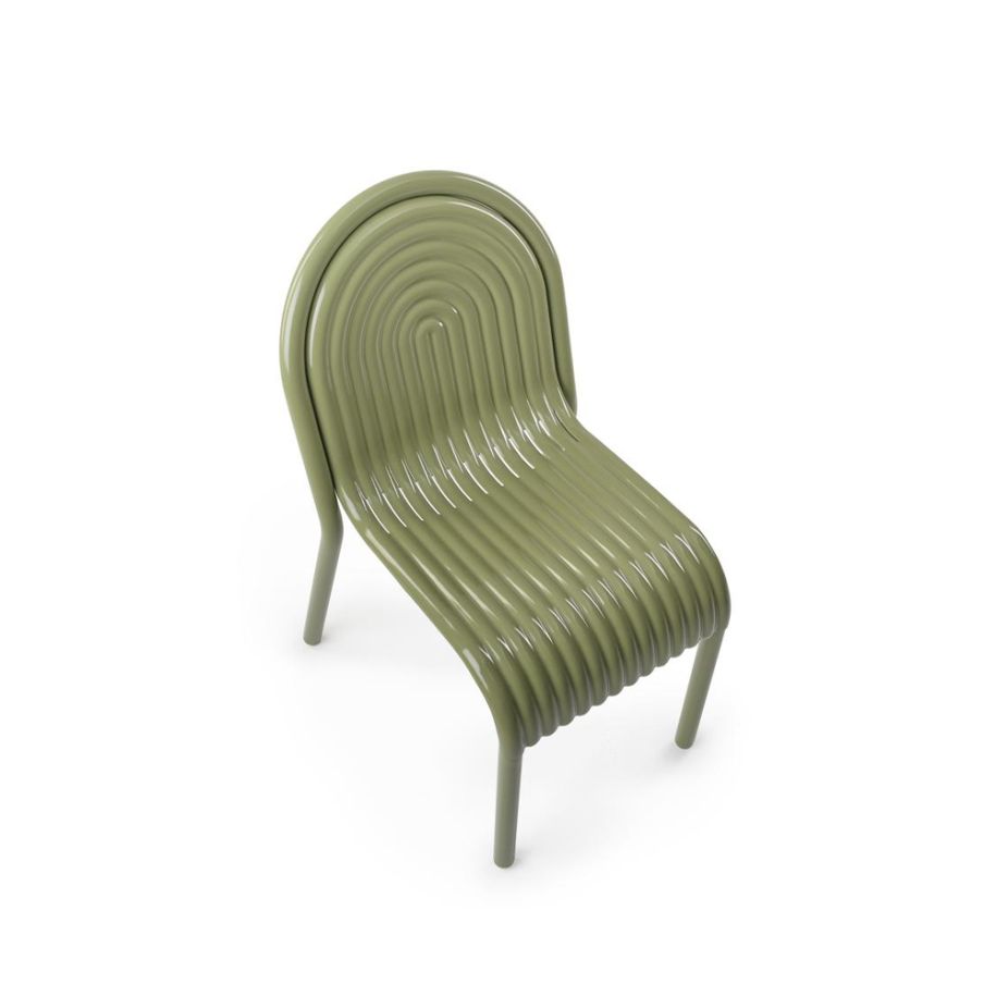 GROOVE Outdoor Chair Green