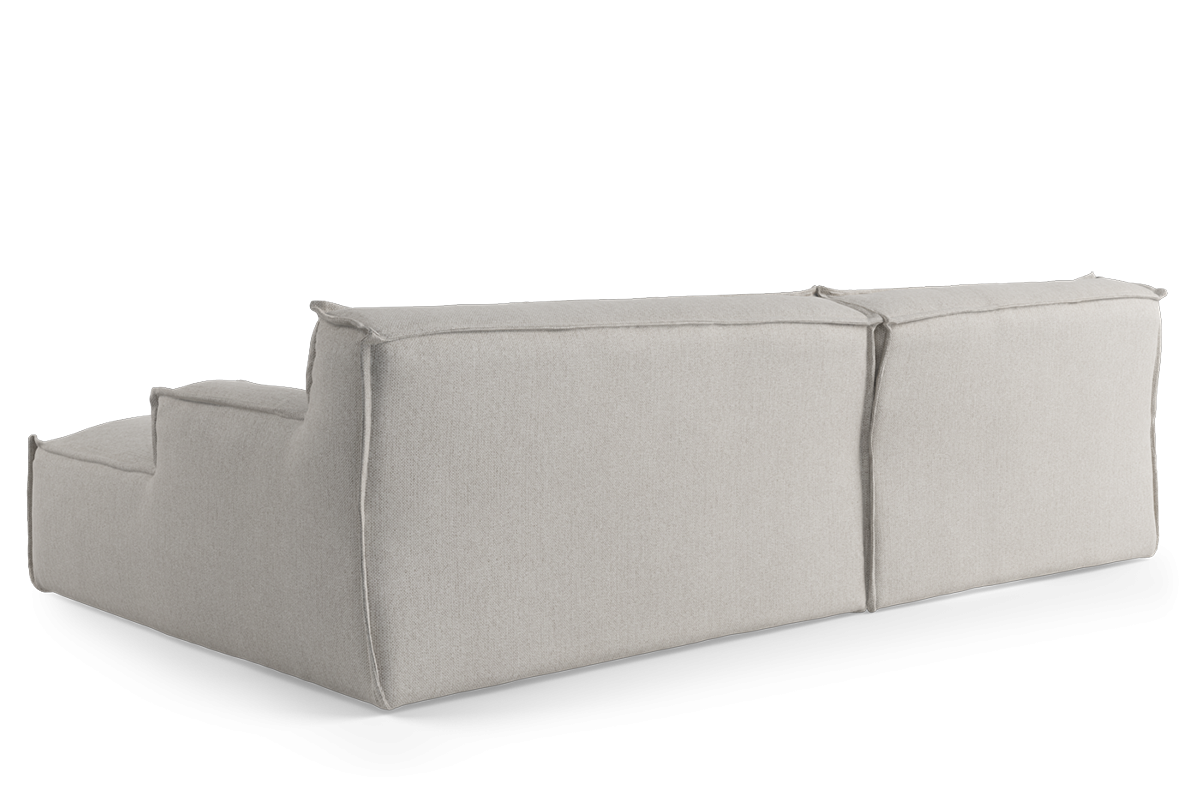 Modularer 3-Sitzer-Ecksofa rechts DRIFTER gepolstert