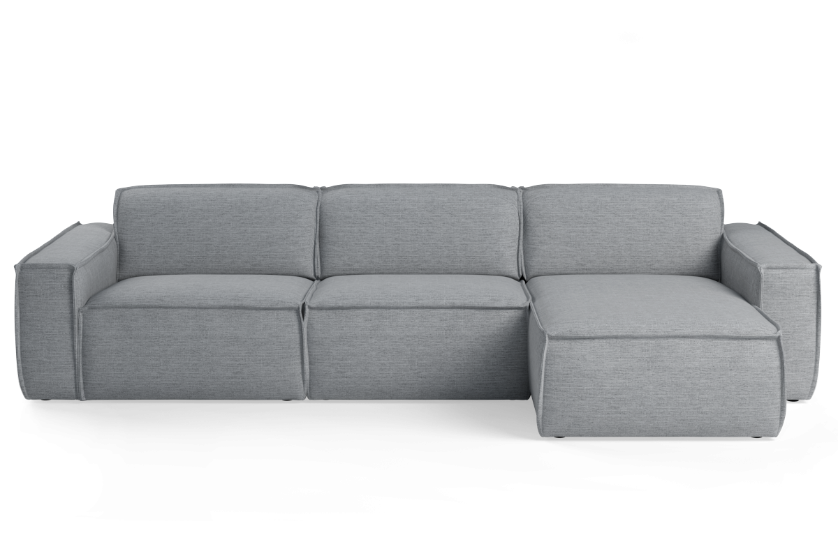 LUMO Upholstered Right-Hand Modular Sofa for 4 People