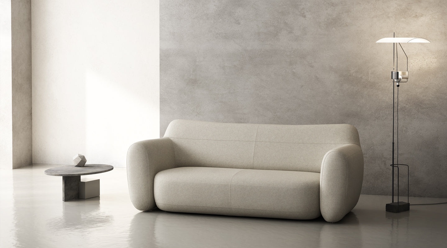 3-Seater Upholstered Sofa MOMENTS