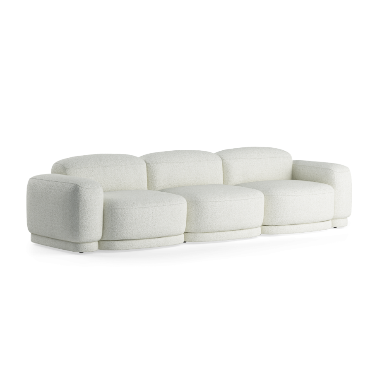 3-Seater Upholstered Modular Sofa REM