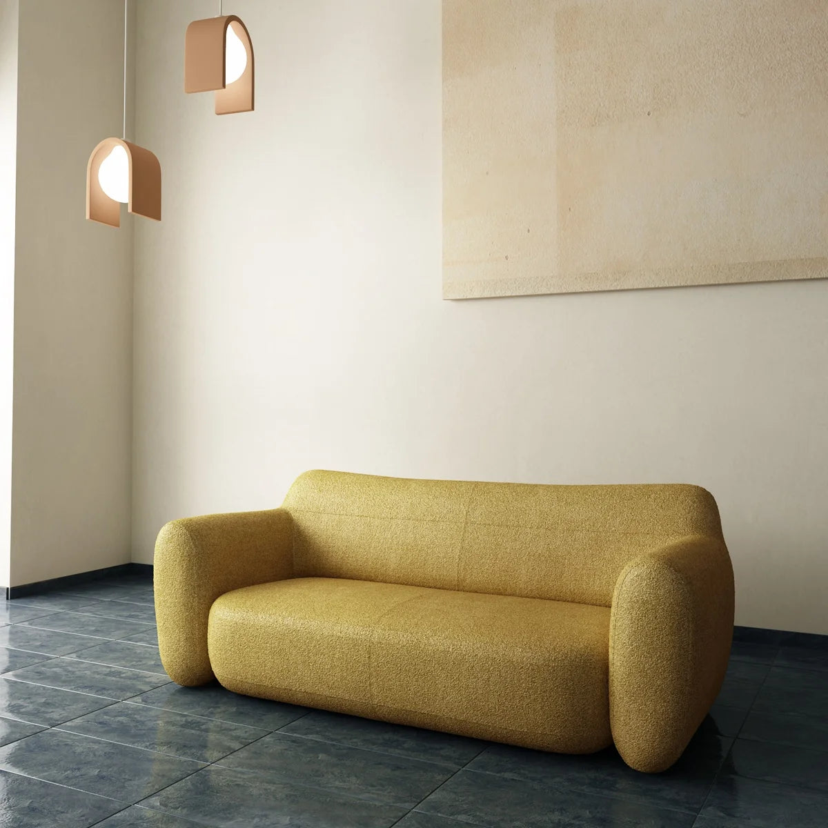 3-Seater Upholstered Sofa MOMENTS