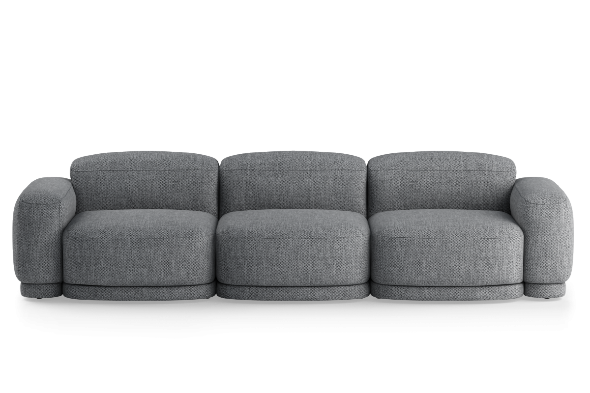 3-Seater Upholstered Modular Sofa REM