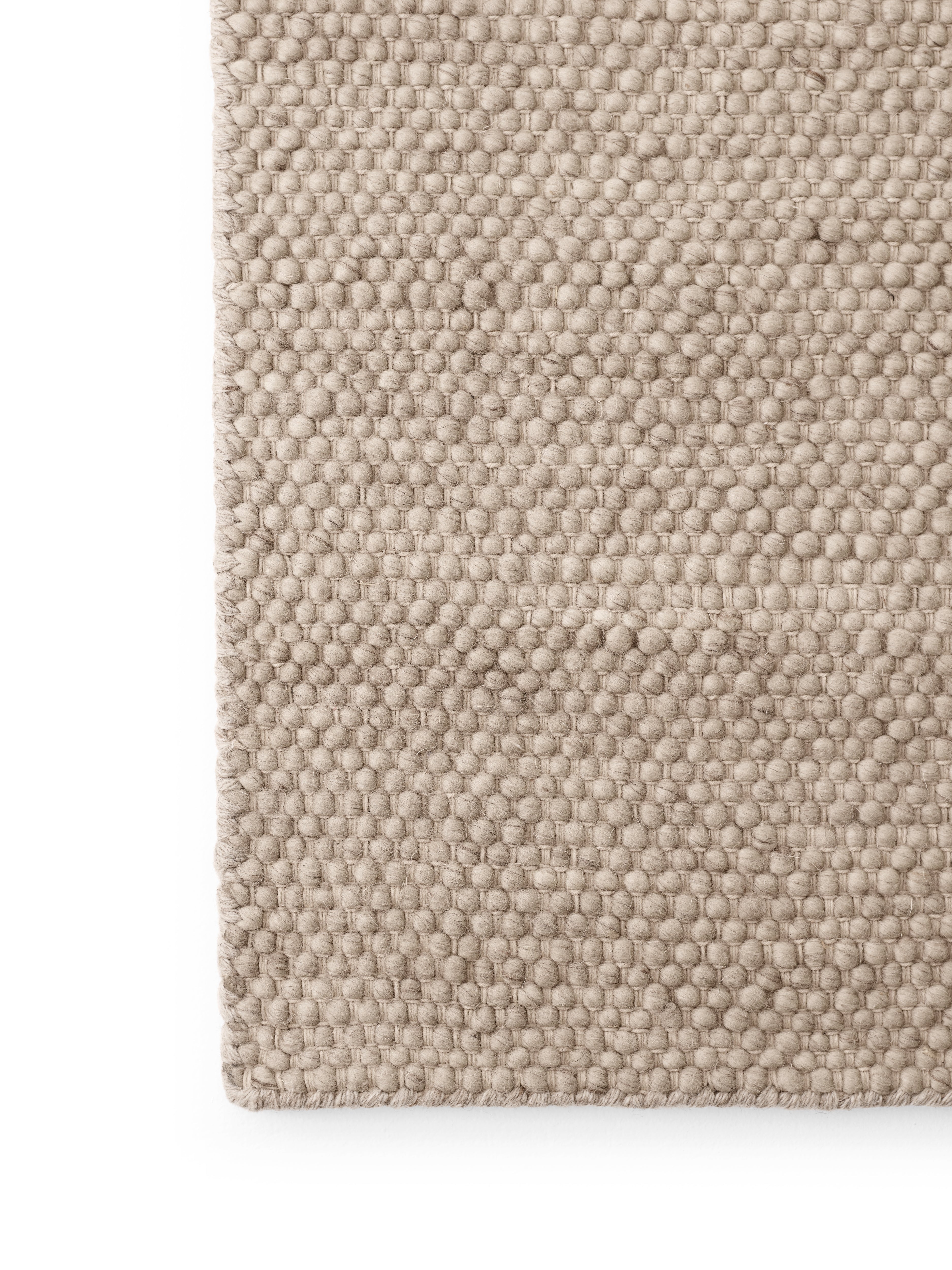 Teppich 143 beige Wolle