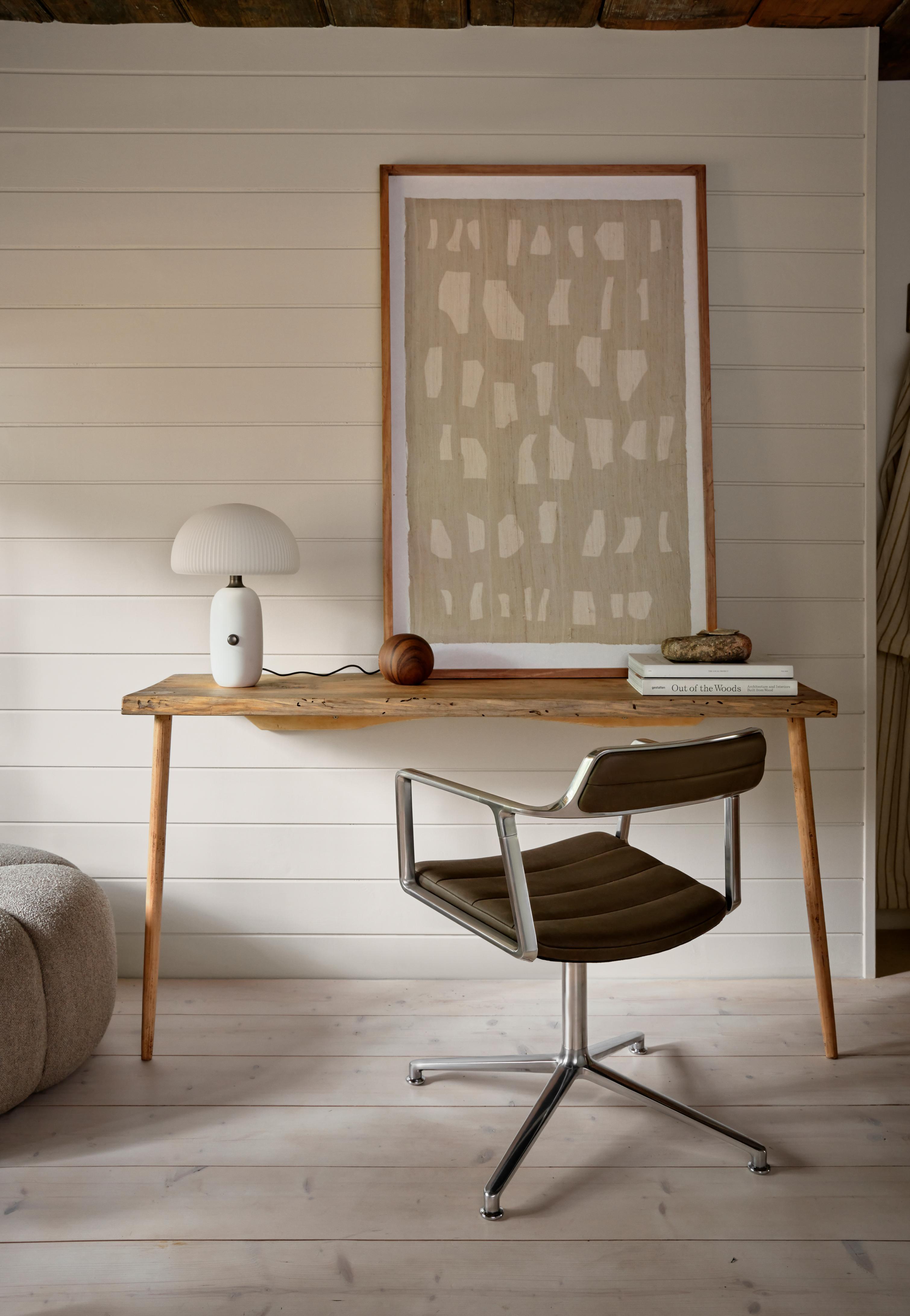 Tischlampe SCULPTURE weißer Marmor