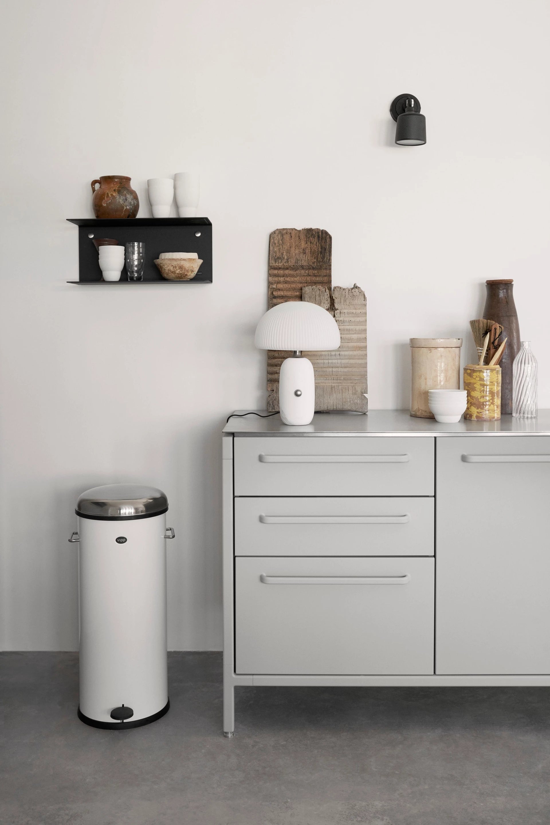 Tischlampe SCULPTURE weißer Marmor