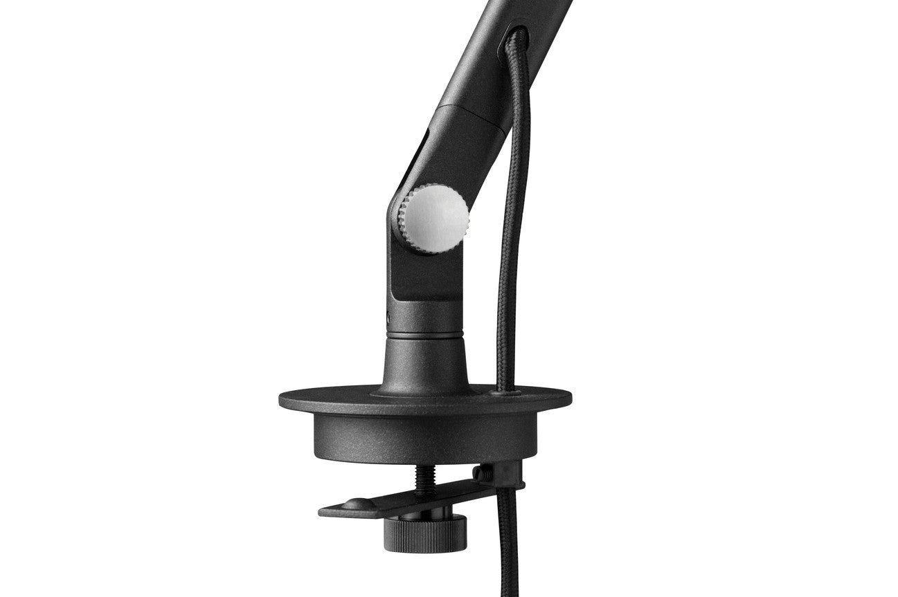 Lampa biurkowa 521 czarny metal z oświetleniem LED