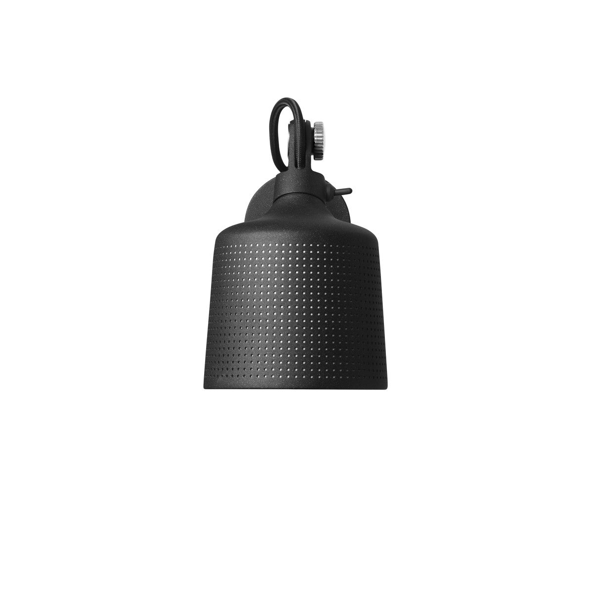 Wandleuchte 523 schwarz Metall