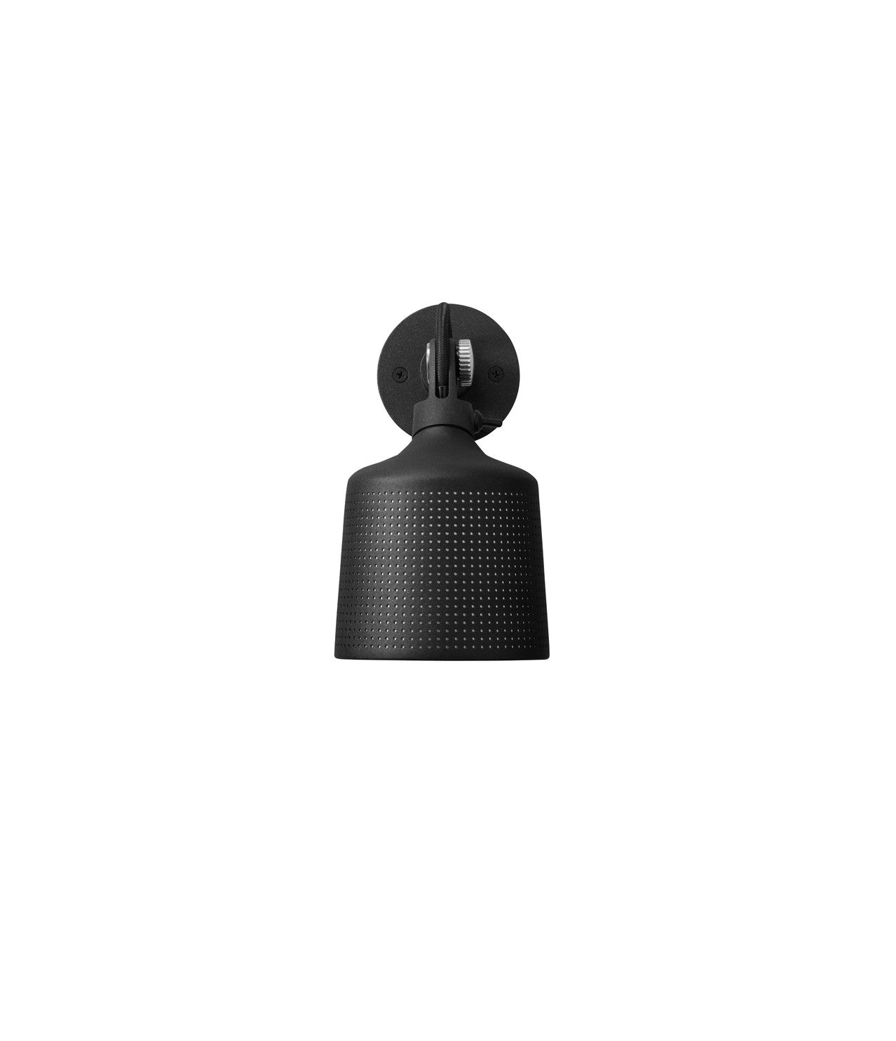 Wandleuchte 524 schwarz Metall