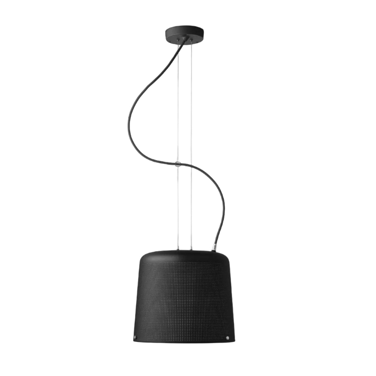 Pendelleuchte 526 schwarzes Metall
