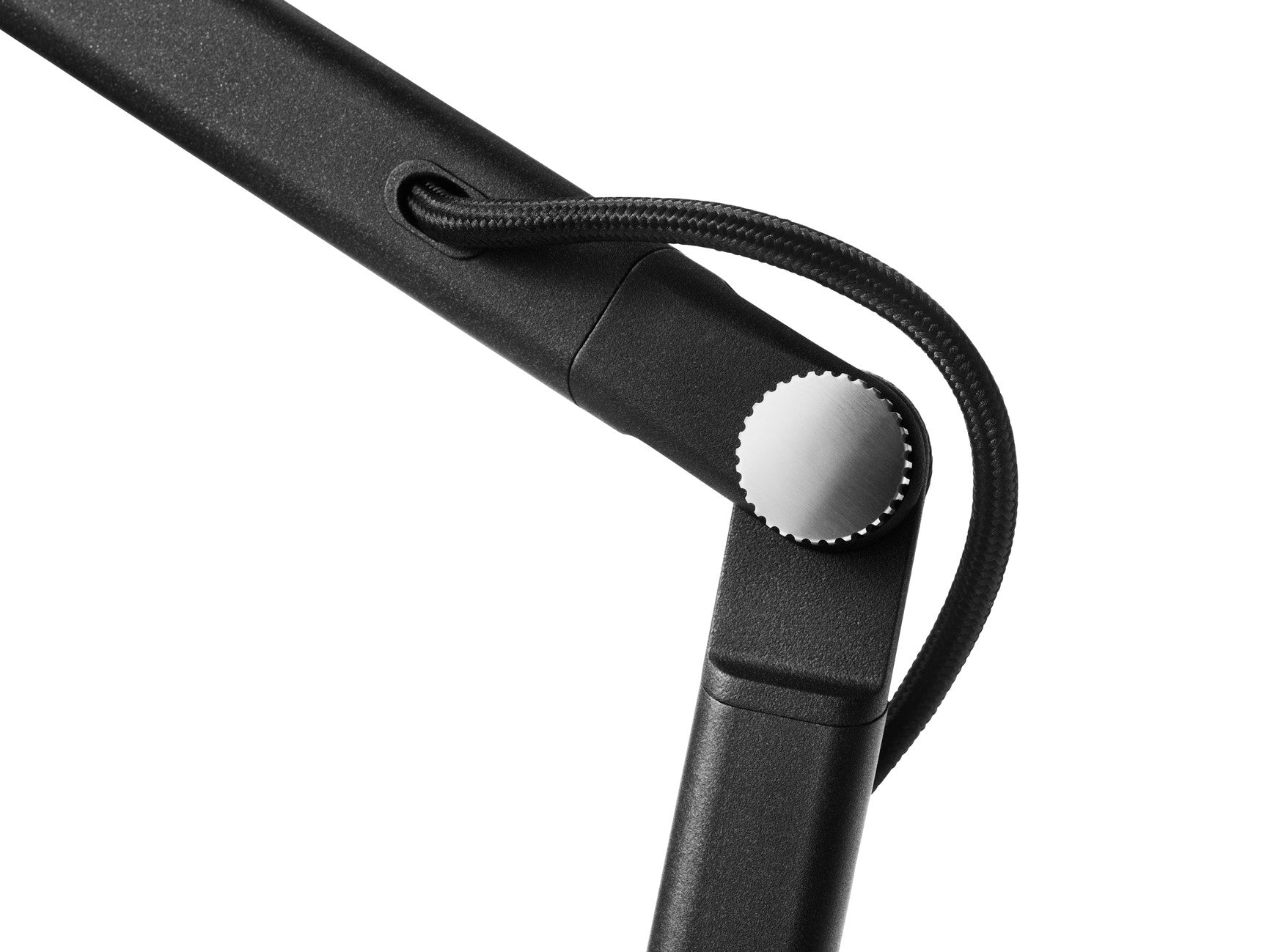 Wall lamp with arm 522 black metal