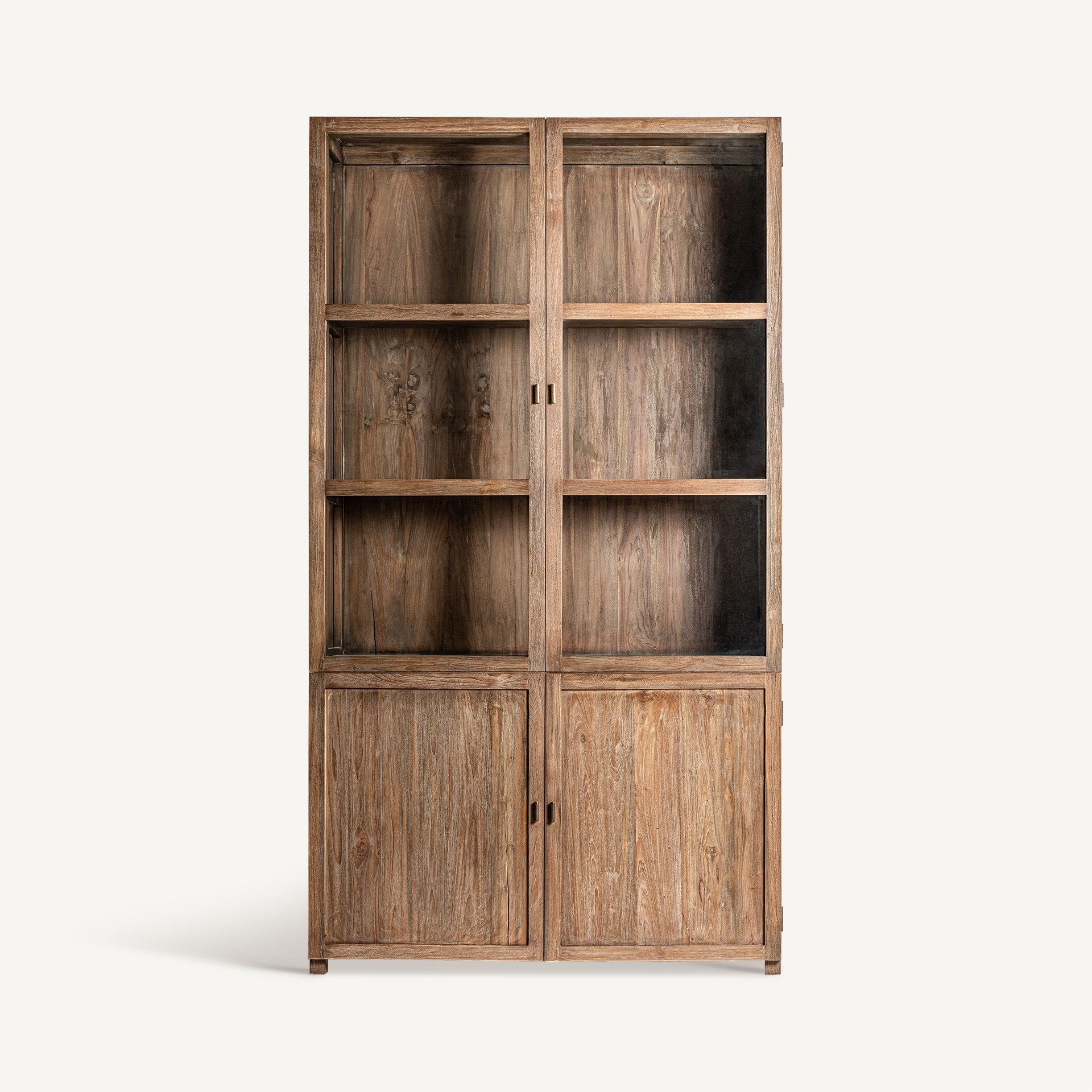Witryna NYSTED aus recyceltem Teakholz