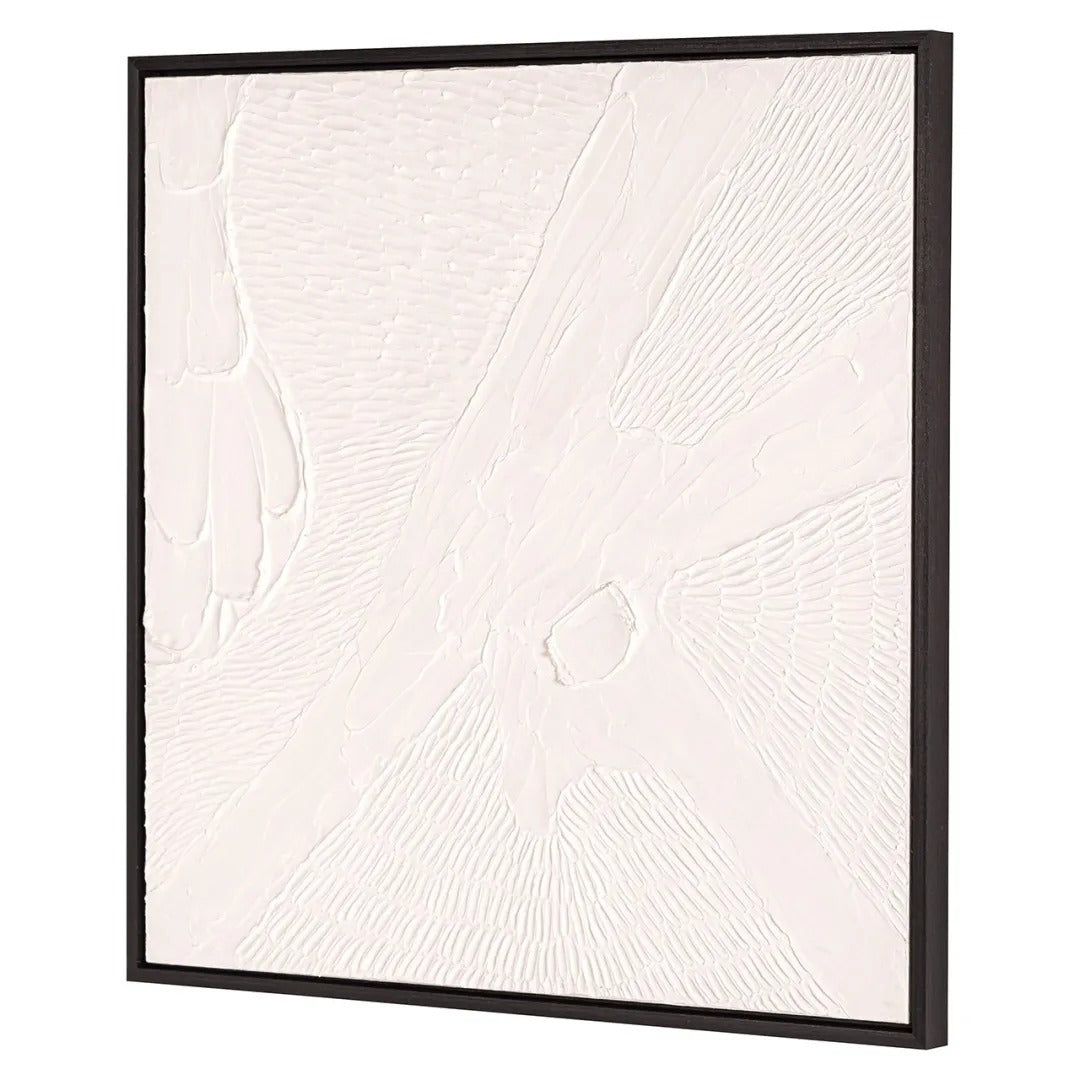 Bild JANEY Gips mit schwarzem Rahmen