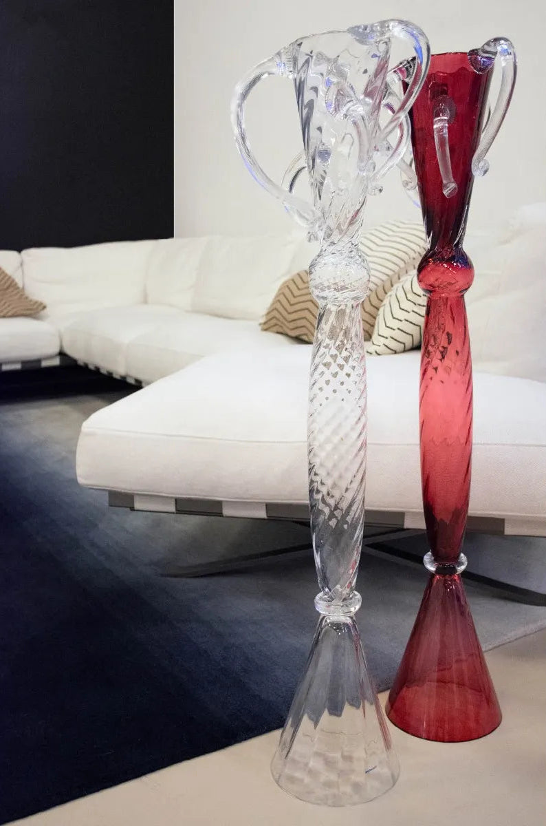 WATTEAU Vase I geblasenes Glas